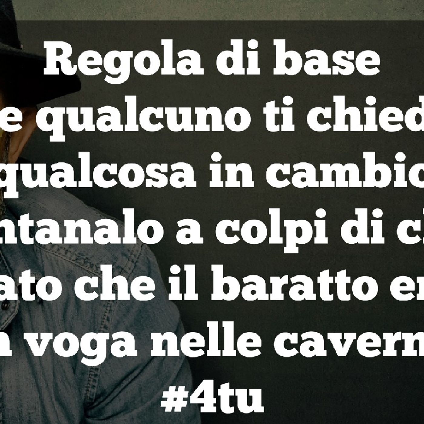 Episodio 900 - "Se qualcuno ti chiede qualcosa in cambio allontanalo a colpi di clava dato che il baratto..." episode artwork