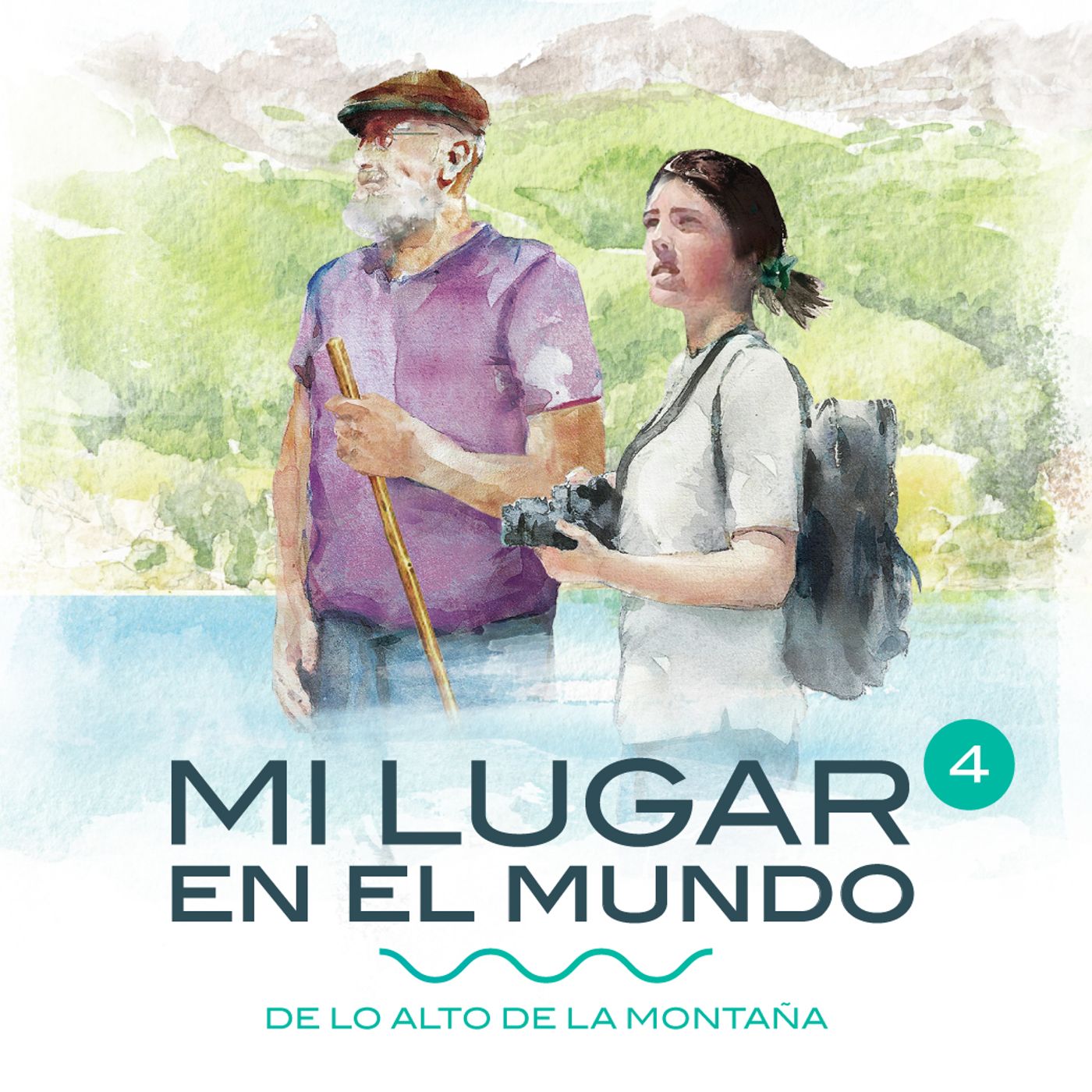 De lo alto de la montaña
