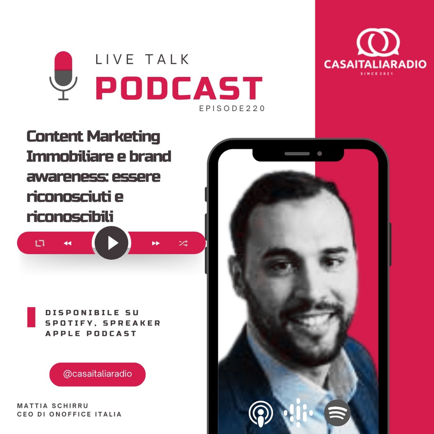 BM - Puntata n. 220 - Content marketing immobiliare e Brand awareness: essere riconosciuti e riconoscibili episode artwork