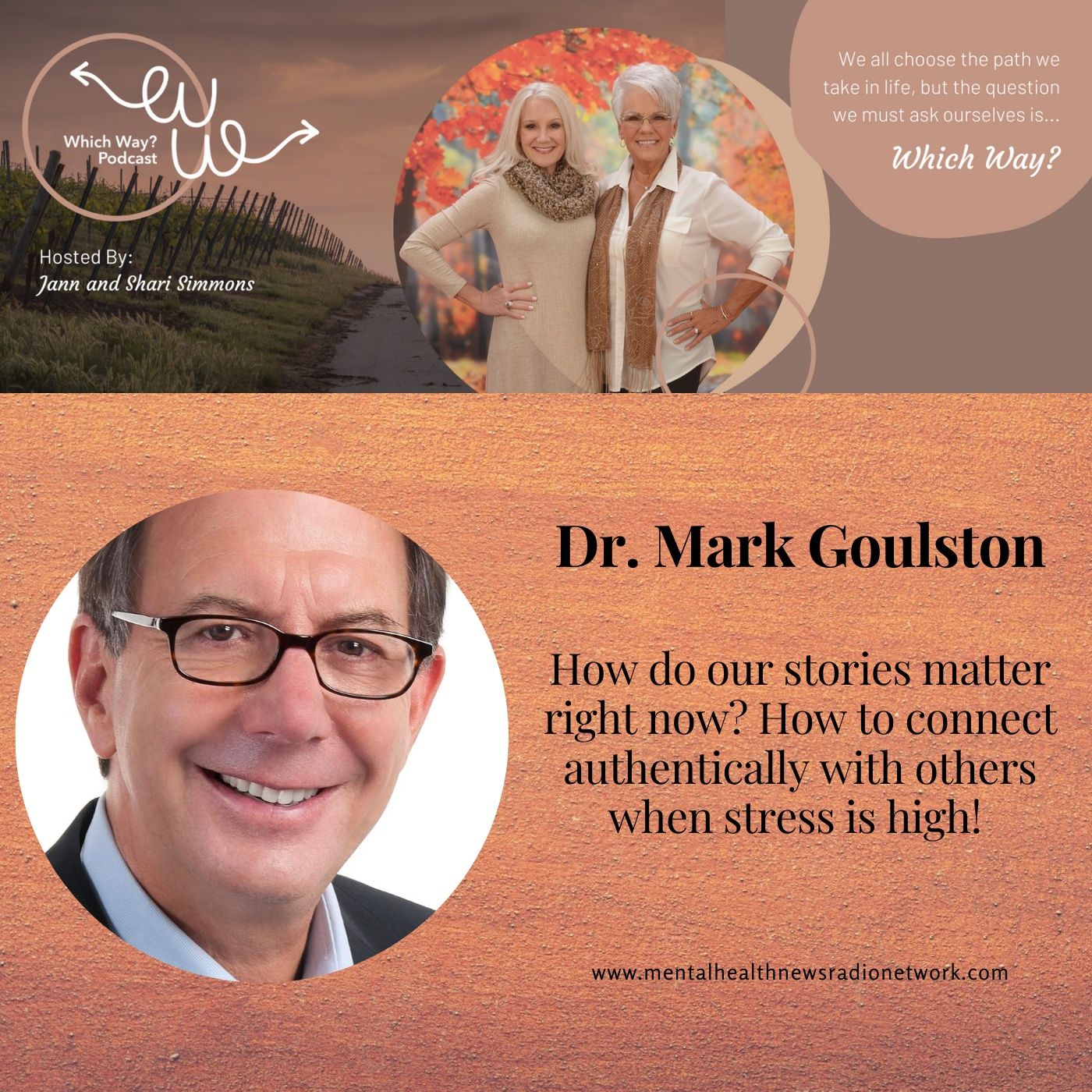 Why do our stories matter right now?  How to connect authentically with others when stress is high! episode artwork