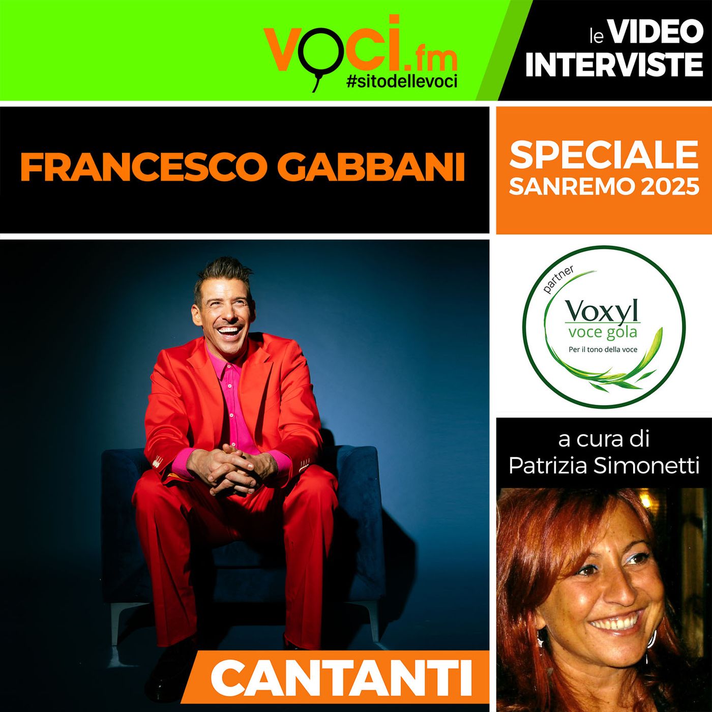 SANREMO 2025: FRANCESCO GABBANI su VOCI.fm - clicca PLAY e ascolta l'intervista episode artwork