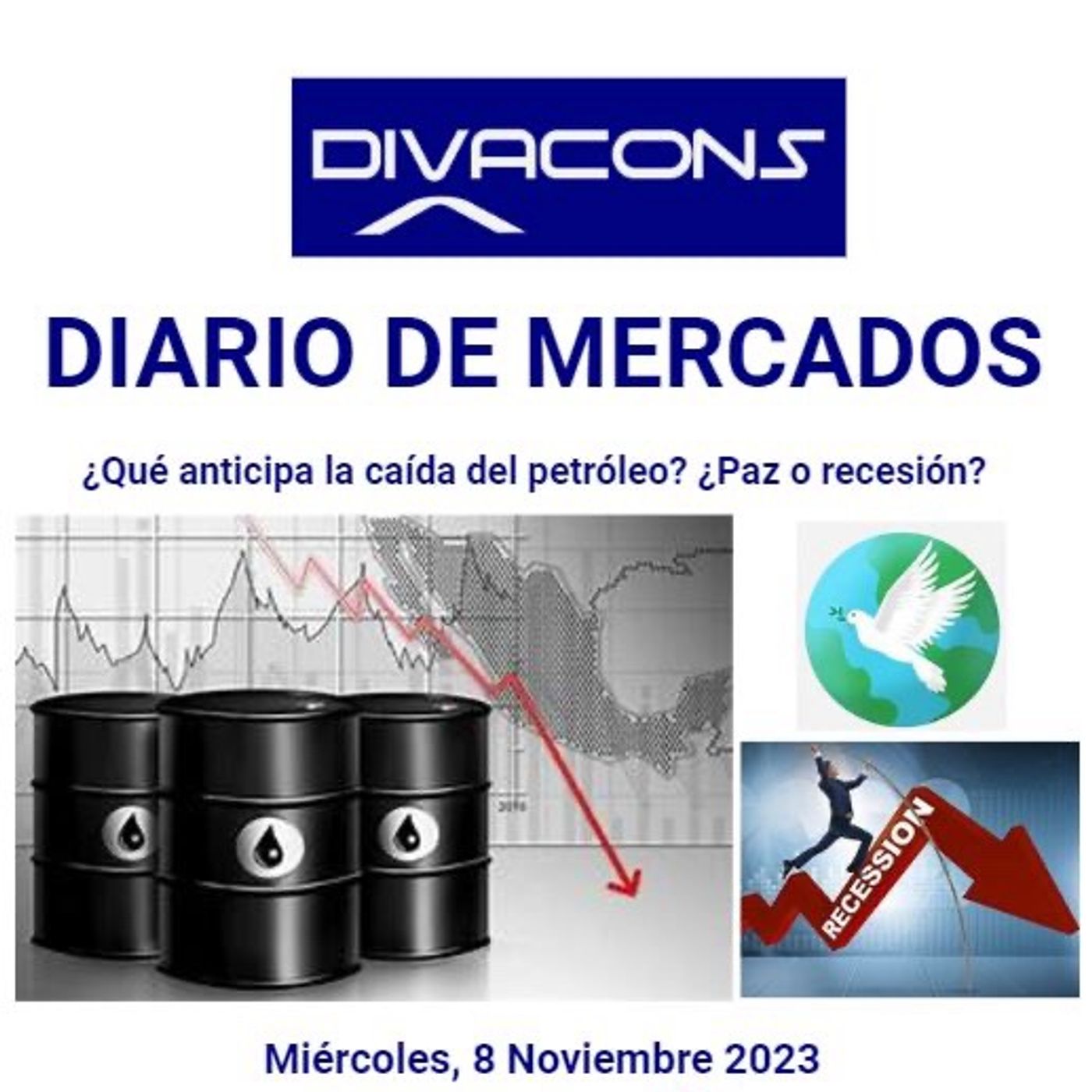 PODCAST en abierto DIARIO DE MERCADOS Miércoles 8 Nov episode artwork