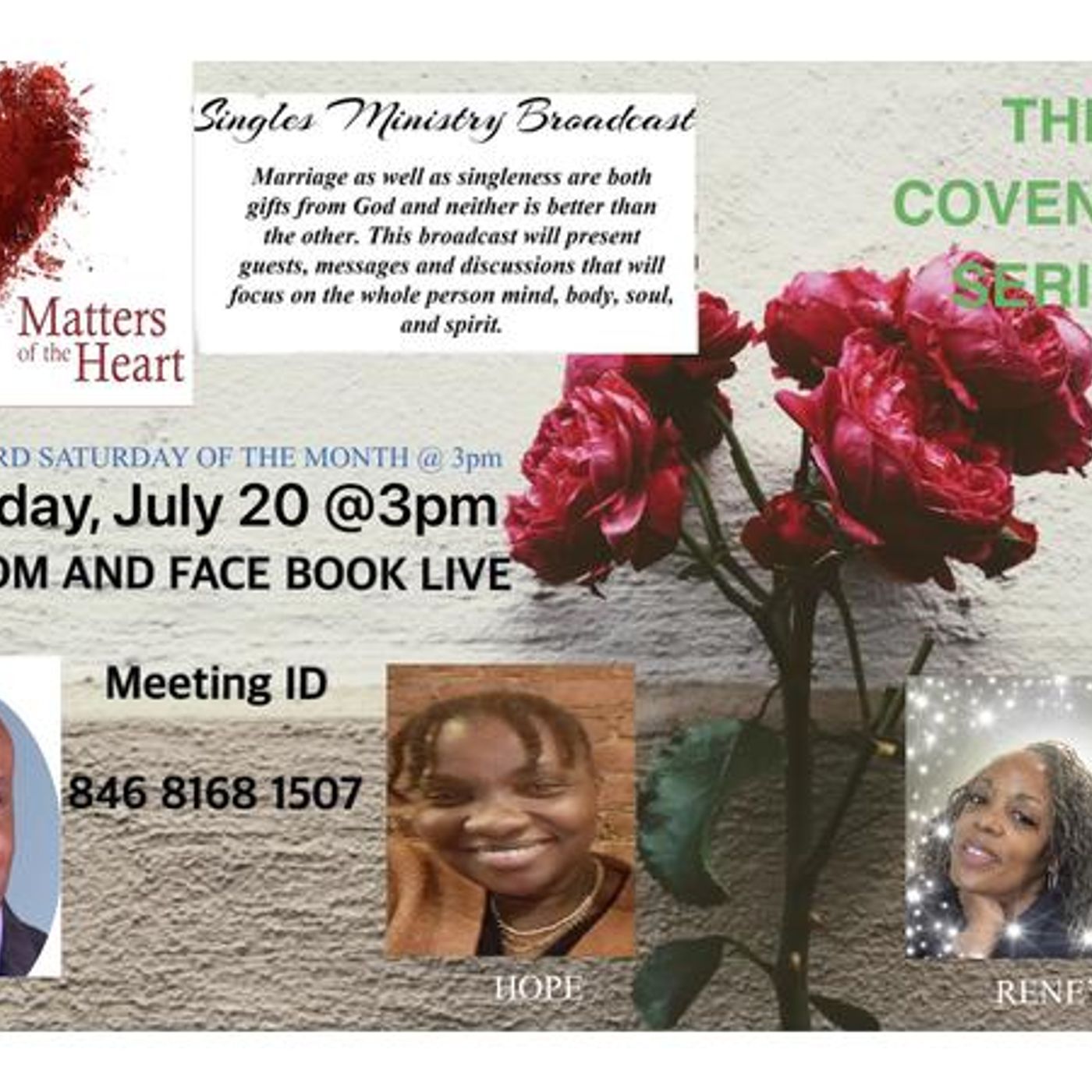 Matters of the Heart Singles Ministries; Covenant Series