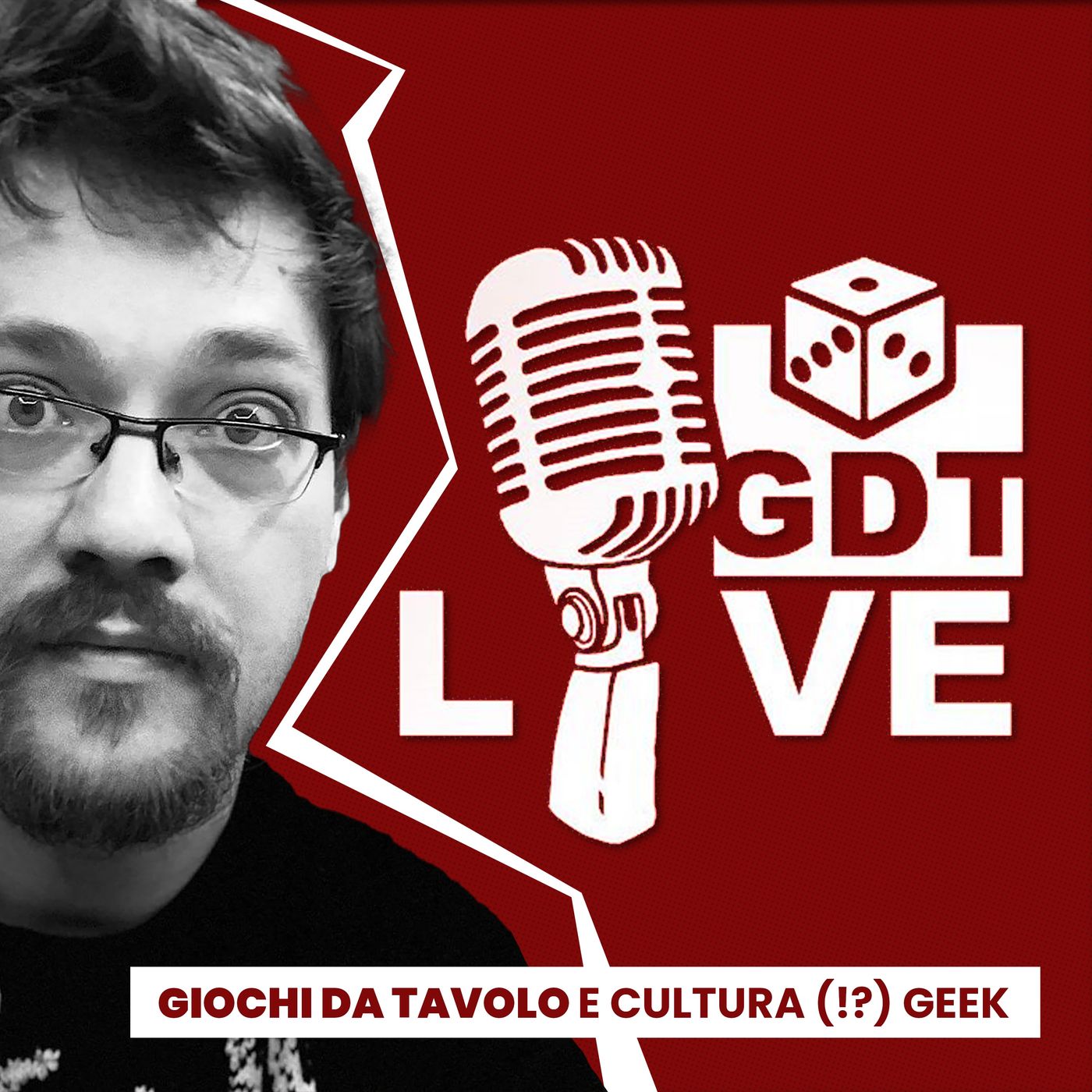 Copertina di GDTLive: un podcast di giochi da tavolo e cultura (!?) geek.