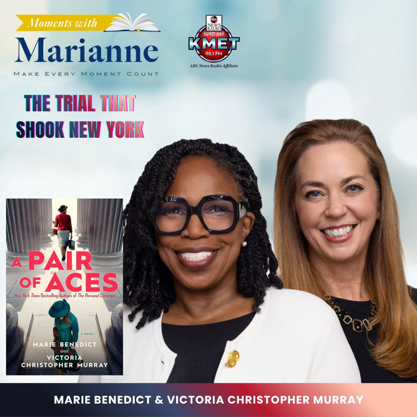 A Pair of Aces with Marie Benedict & Victoria Christopher Murray episode artwork