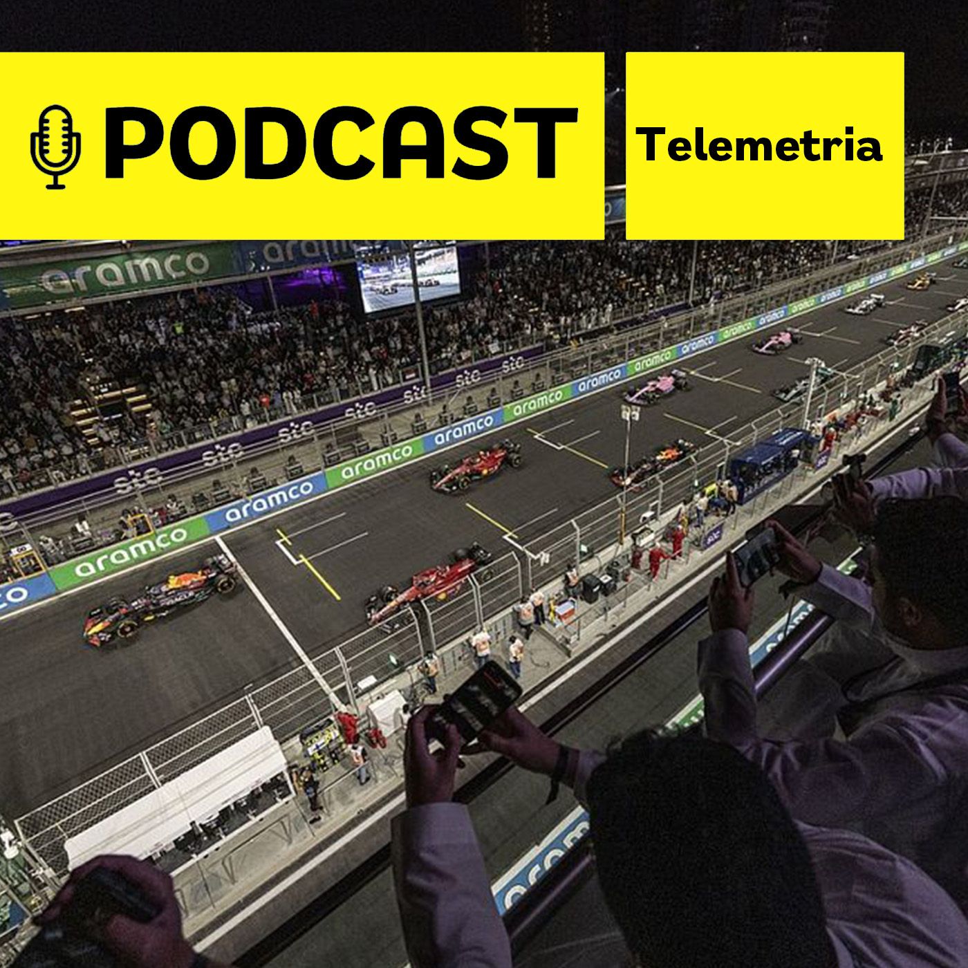 Podcast Telemetria - Rico Penteado analisa chance da Ferrari mesmo com Leclerc punido na Arábia. E Aston? episode artwork