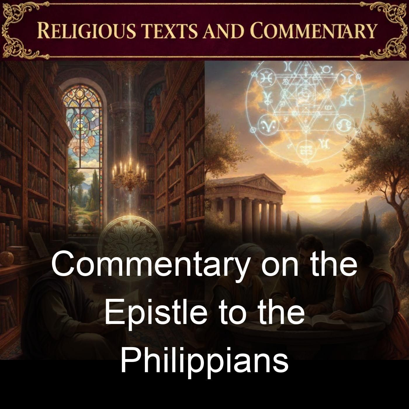 Commentary on the Epistle to the Philippians cover art