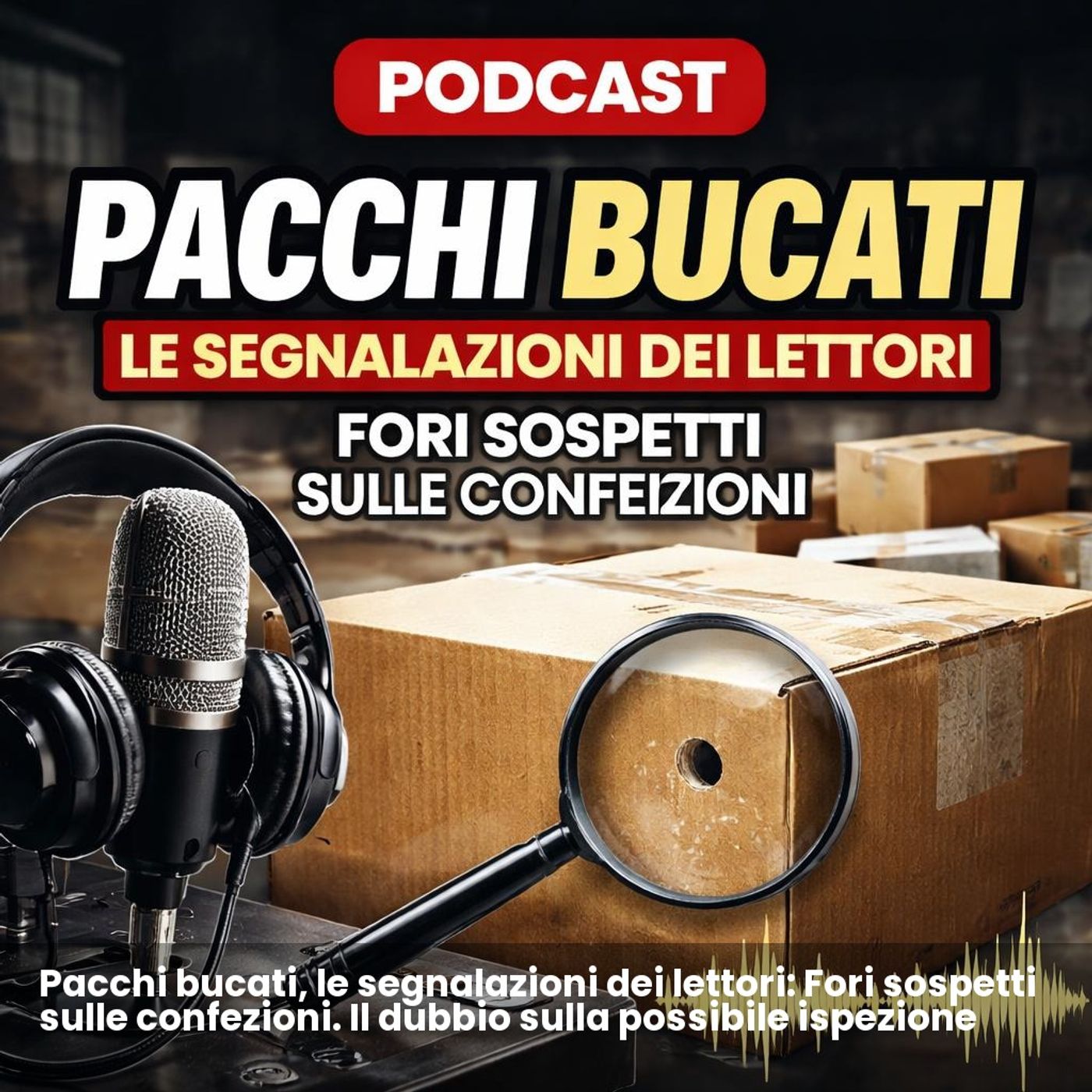 Pacchi bucati, le segnalazioni dei lettori: Fori sospetti sulle confezioni. Il dubbio sulla possibile ispezione dall’esterno episode artwork
