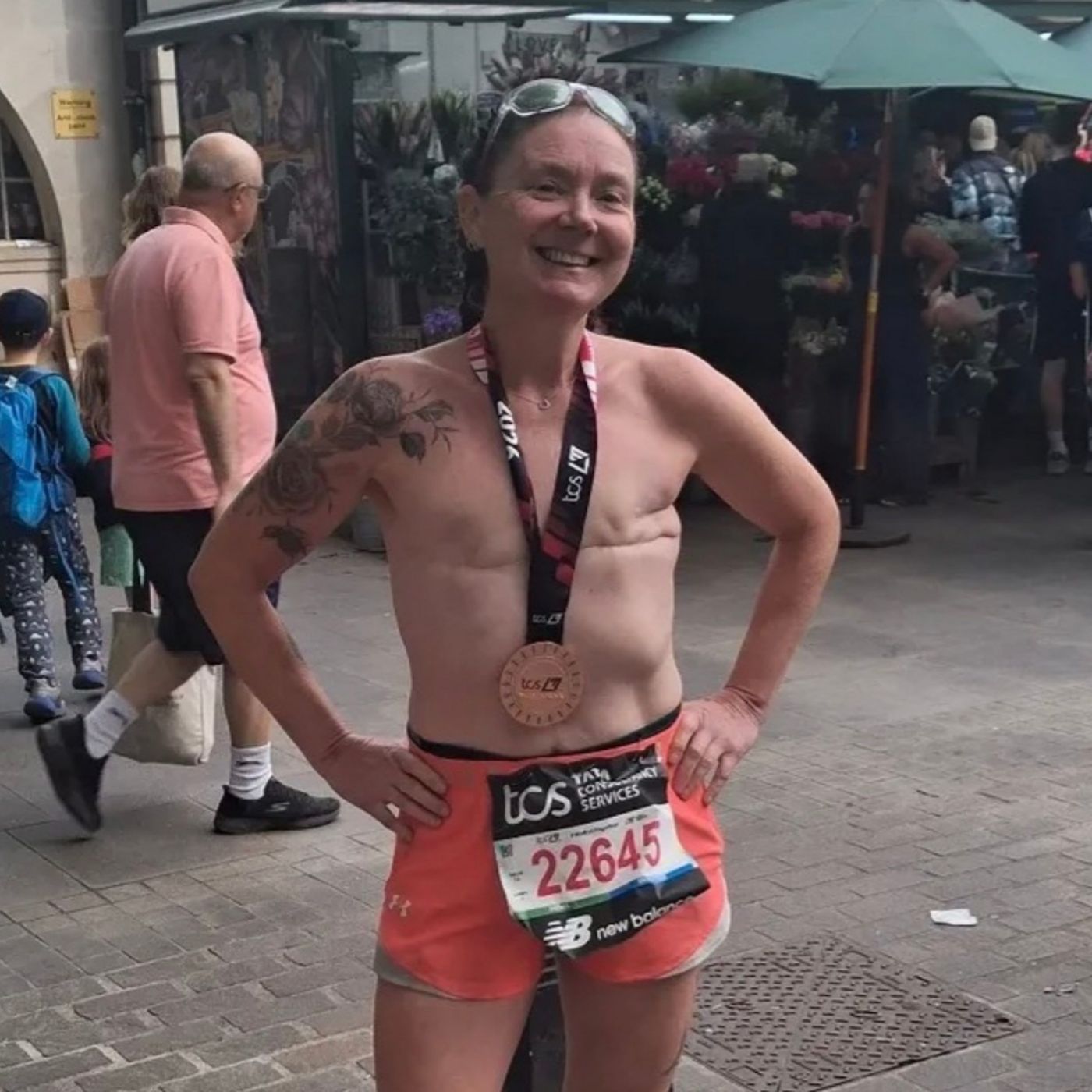 The Happy Pod: Running topless because I'm proud of my scars episode artwork