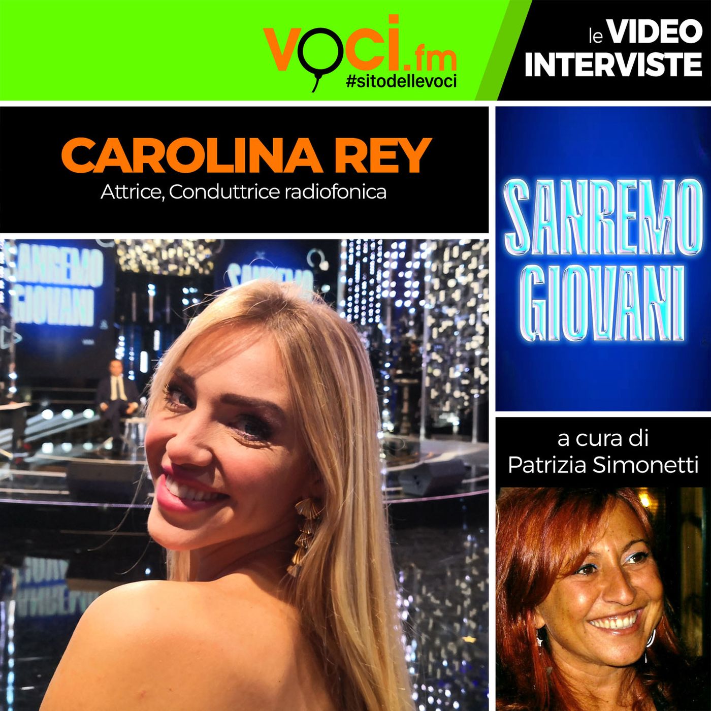 SANREMO GIOVANI: intervista a CAROLINA REY - clicca play e ascolta l'intervista episode artwork