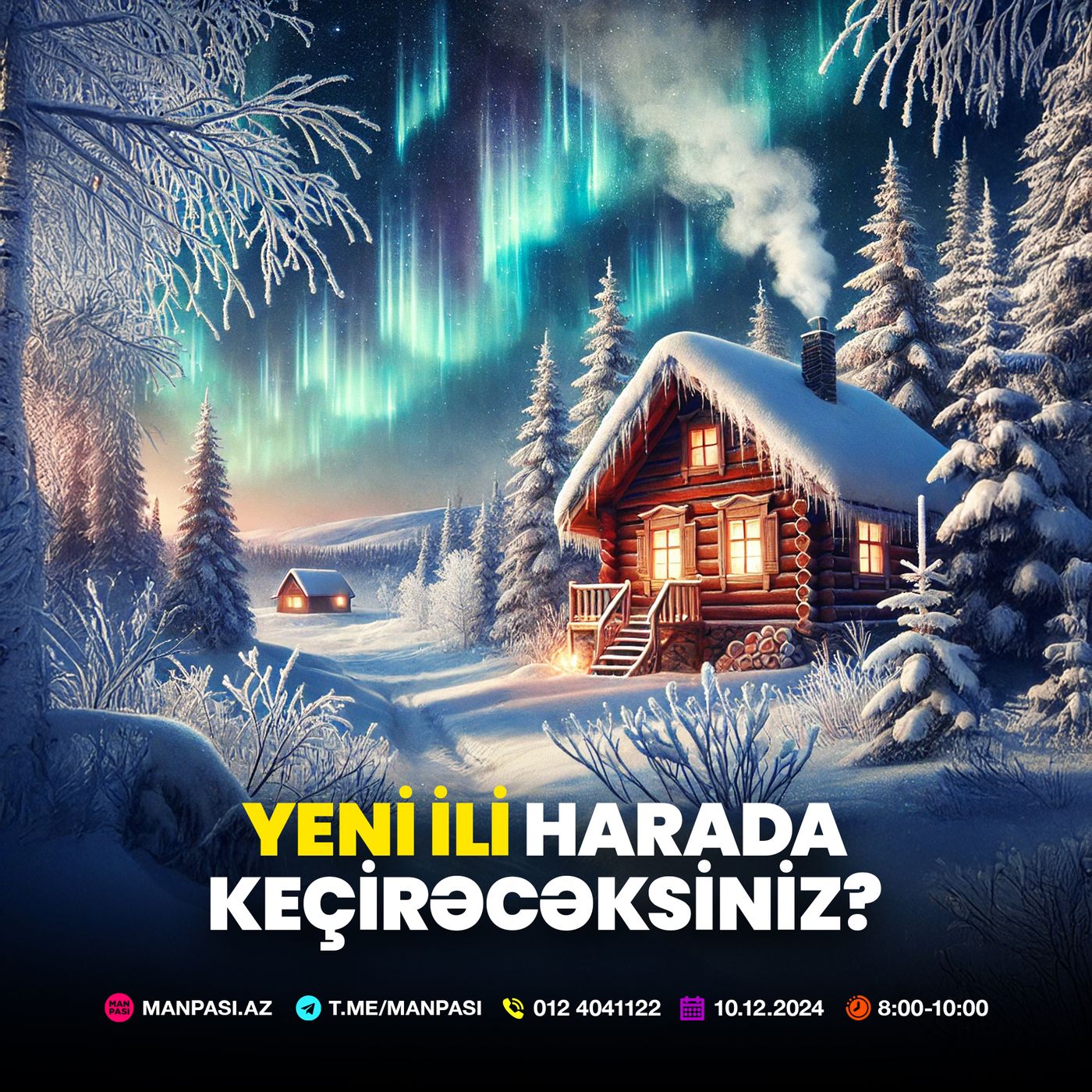 Yeni ili harada keçirəcəksiniz? 10.12.2024