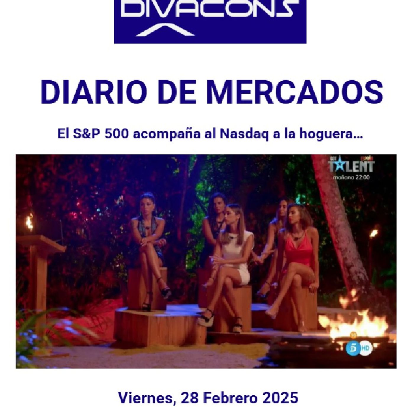 PODCAST en abierto DIARIO DE MERCADOS Viernes 28 Febrero 2025 episode artwork