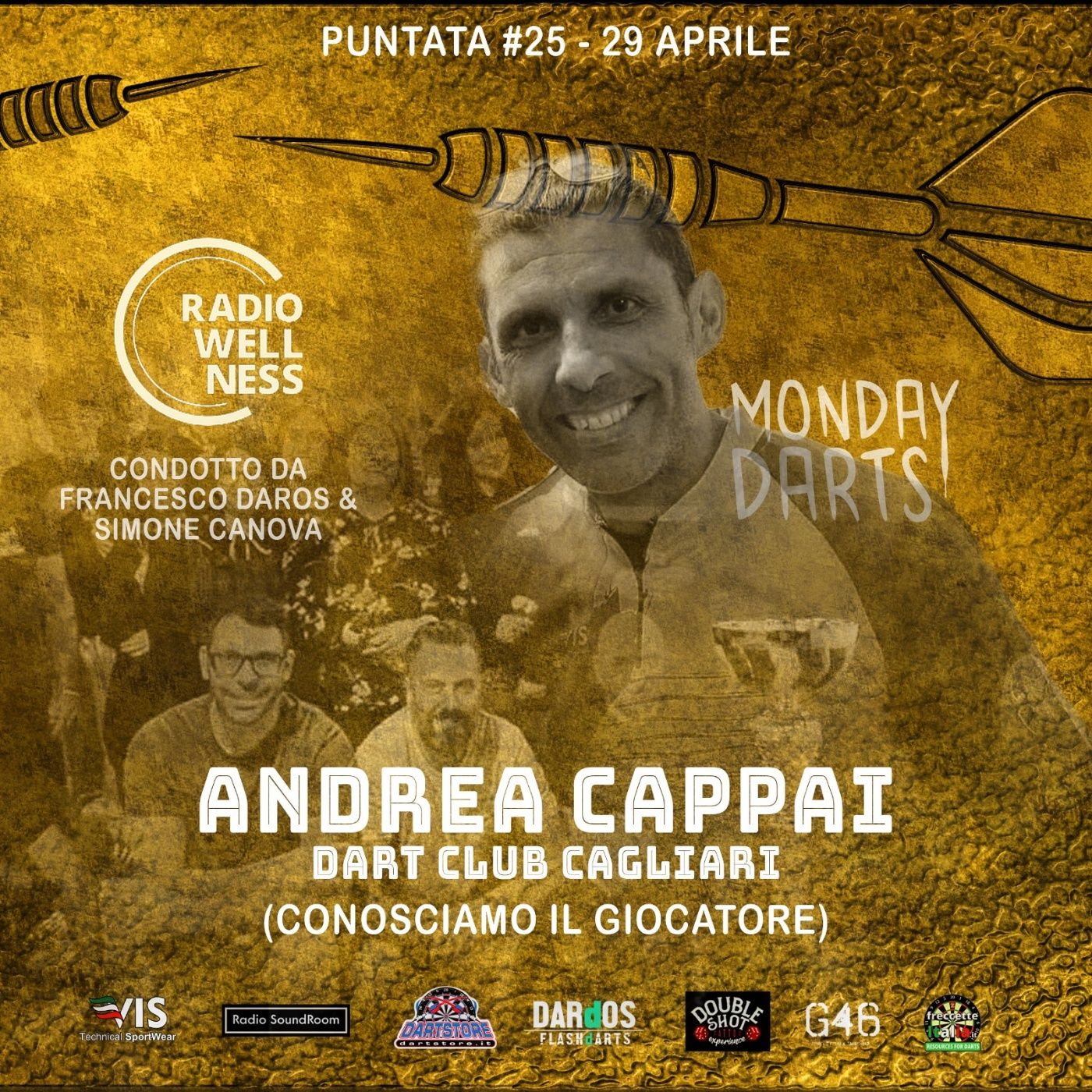 MONDAY DART - Venticinquesima Puntata - Andrea Cappai episode artwork