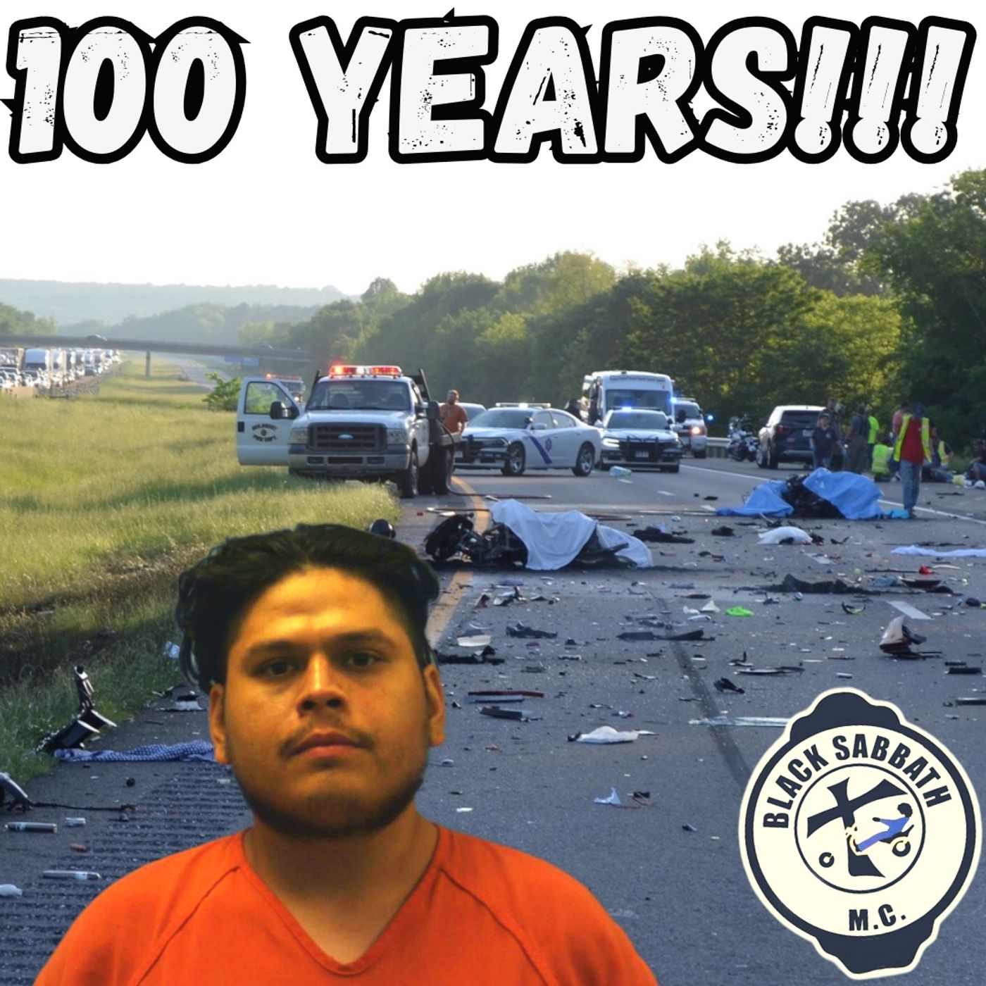 Man Gets 100 Years for Killing 3 Black Sabbath on Highway