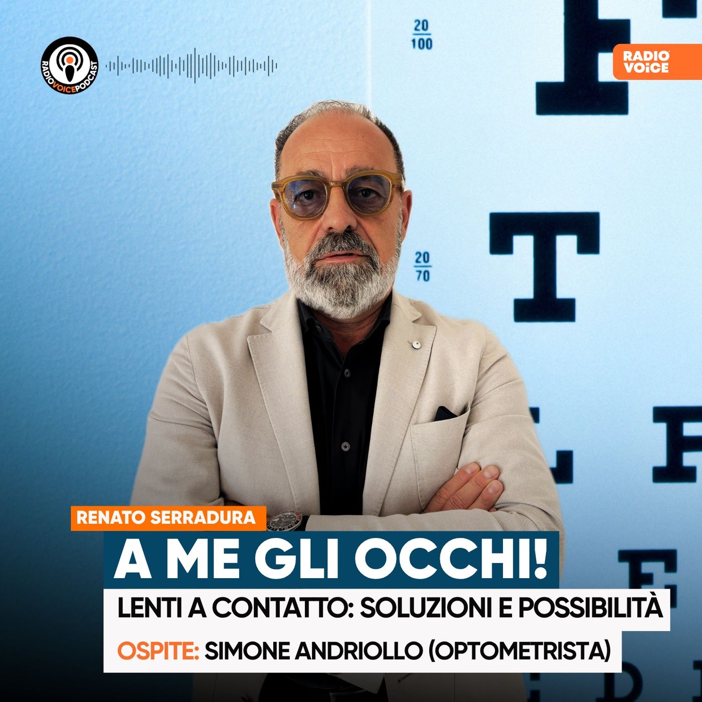 A me gli occhi! - Lenti a contatto: soluzioni e possibilità (Ospite Simone Andriollo Optometrista) episode artwork
