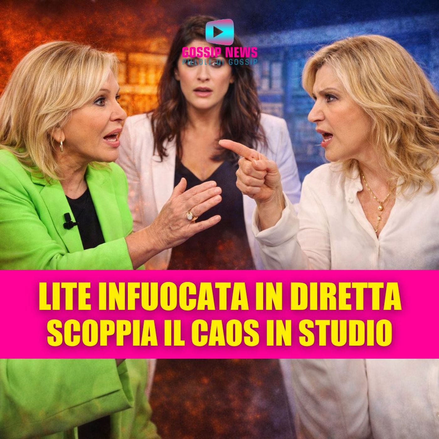 Lite infuocata in diretta Rai: Bortone contro Lambertucci, caos a Bar Centrale