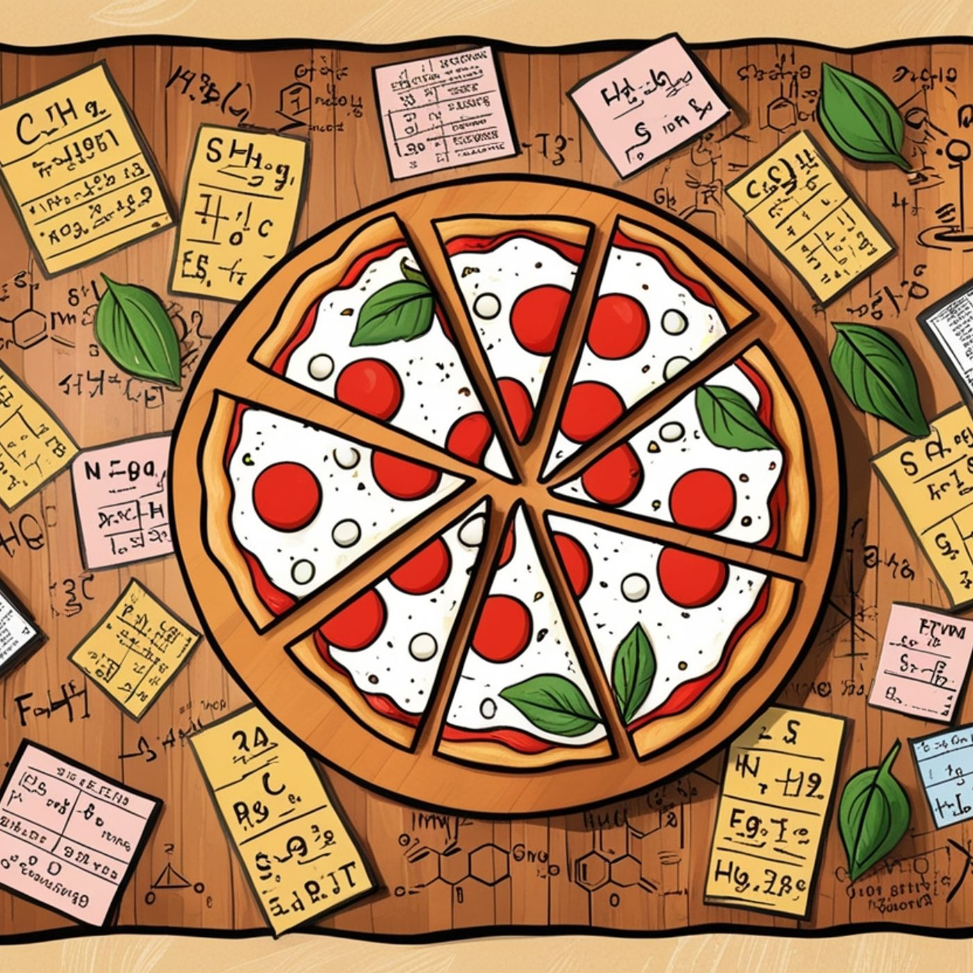 Dilo de forma sencilla. Las formulas químicas y la pizza margarita. episode artwork