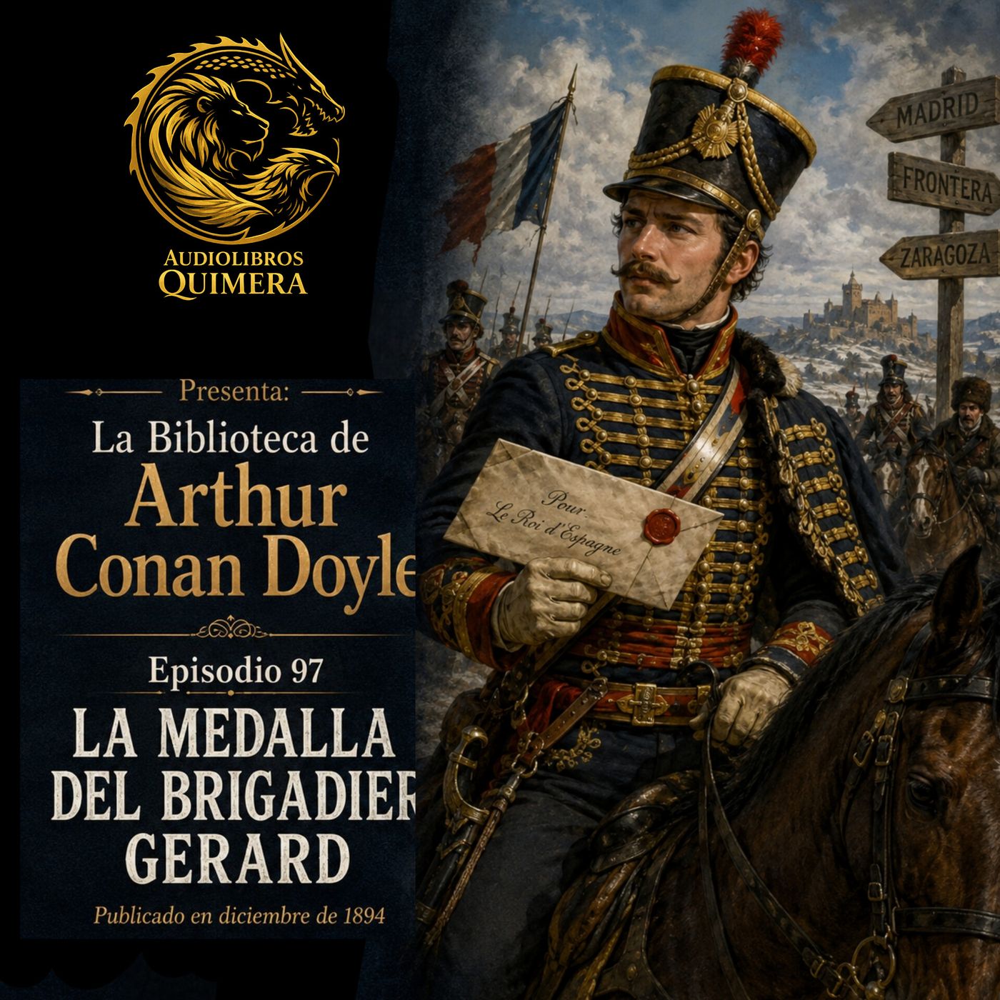 Portada de Audiolibros Quimera - Biblioteca de Arthur Conan Doyle