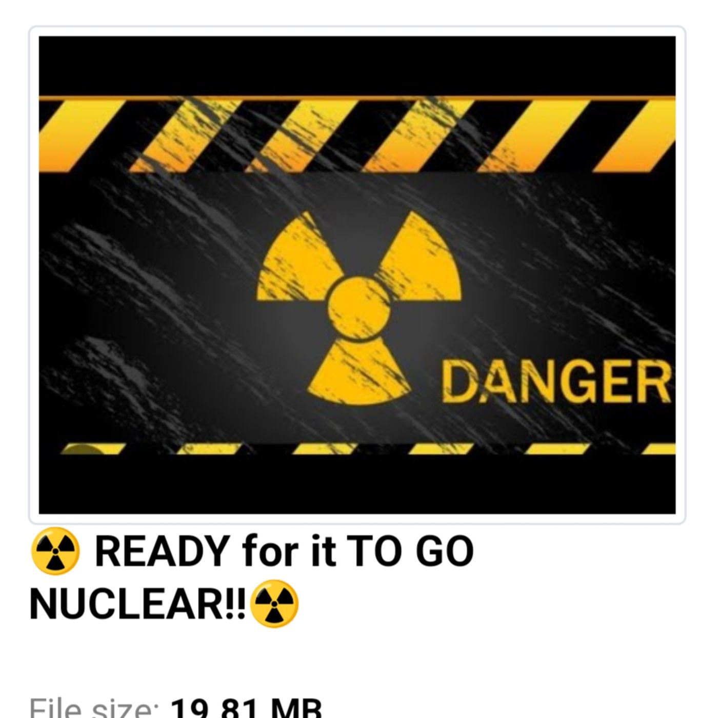 ☢️ READY for it TO GO NUCLEAR!!☢️ episode artwork