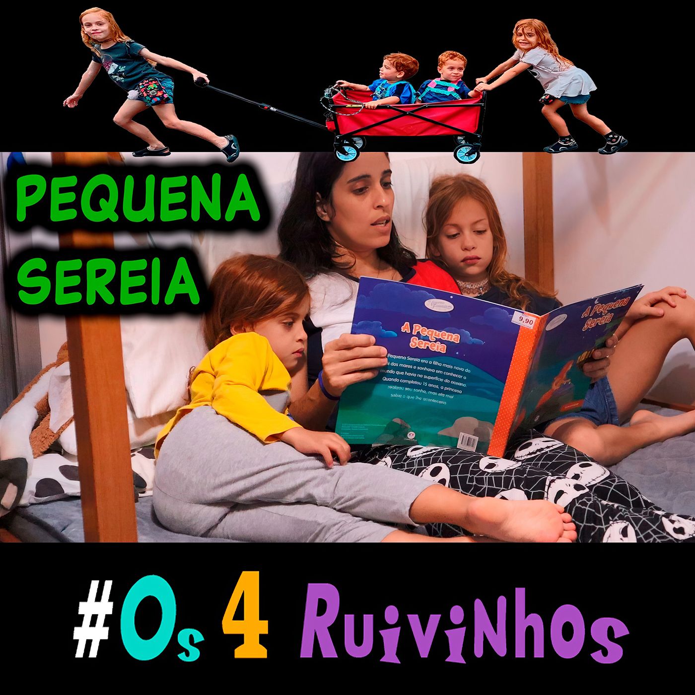 Mãe de 4Ruivinhos conta histórias infantis