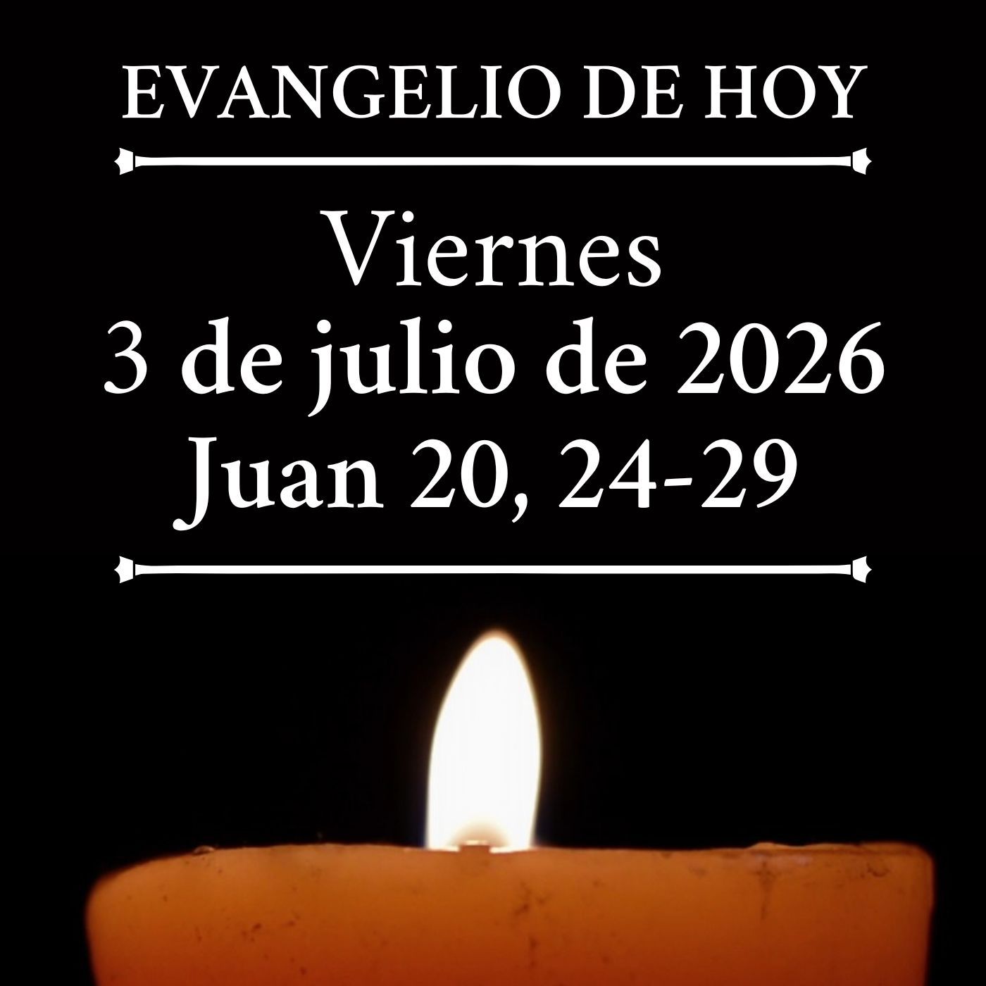 Evangelio del viernes 3 de julio de 2026 - «¡Señor mío y Dios mío!» episode artwork