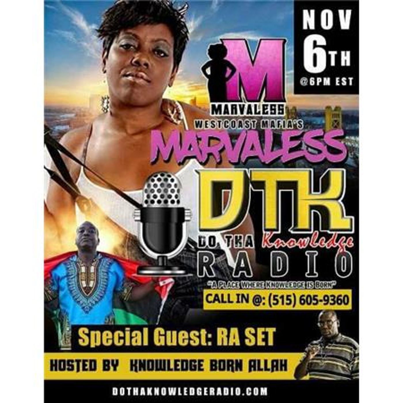 Do Tha Knowledge Radio Presents: Marvaless Ra Set- Marvaless Revolutionary Mind episode artwork