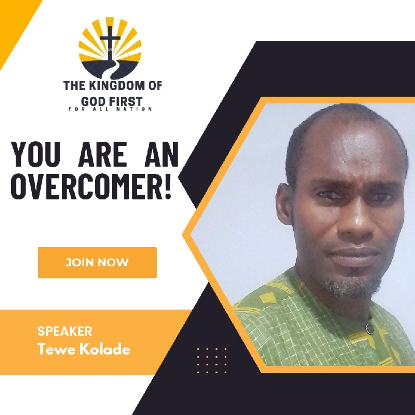 YOU ARE AN OVERCOMER!