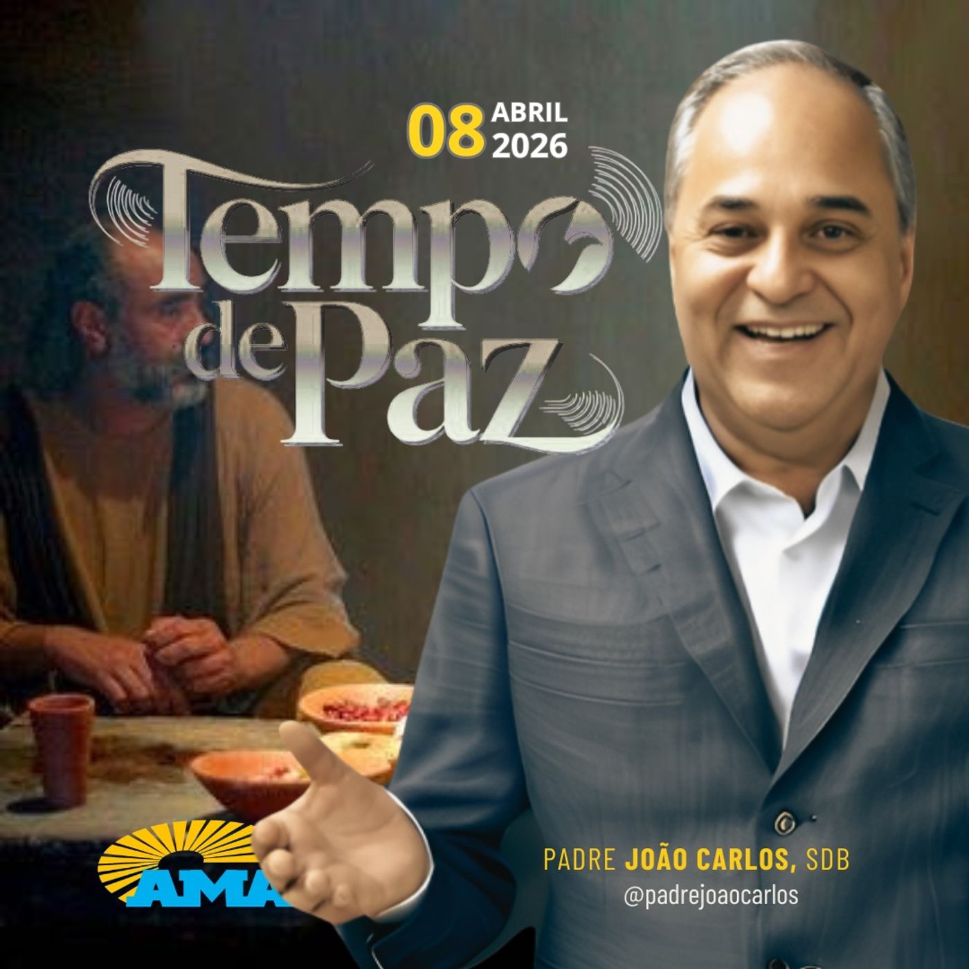 08/04/26 - Programa Padre João Carlos | Tempo de Paz 08/04/26 - Programa Padre João Carlos | Tempo de Paz