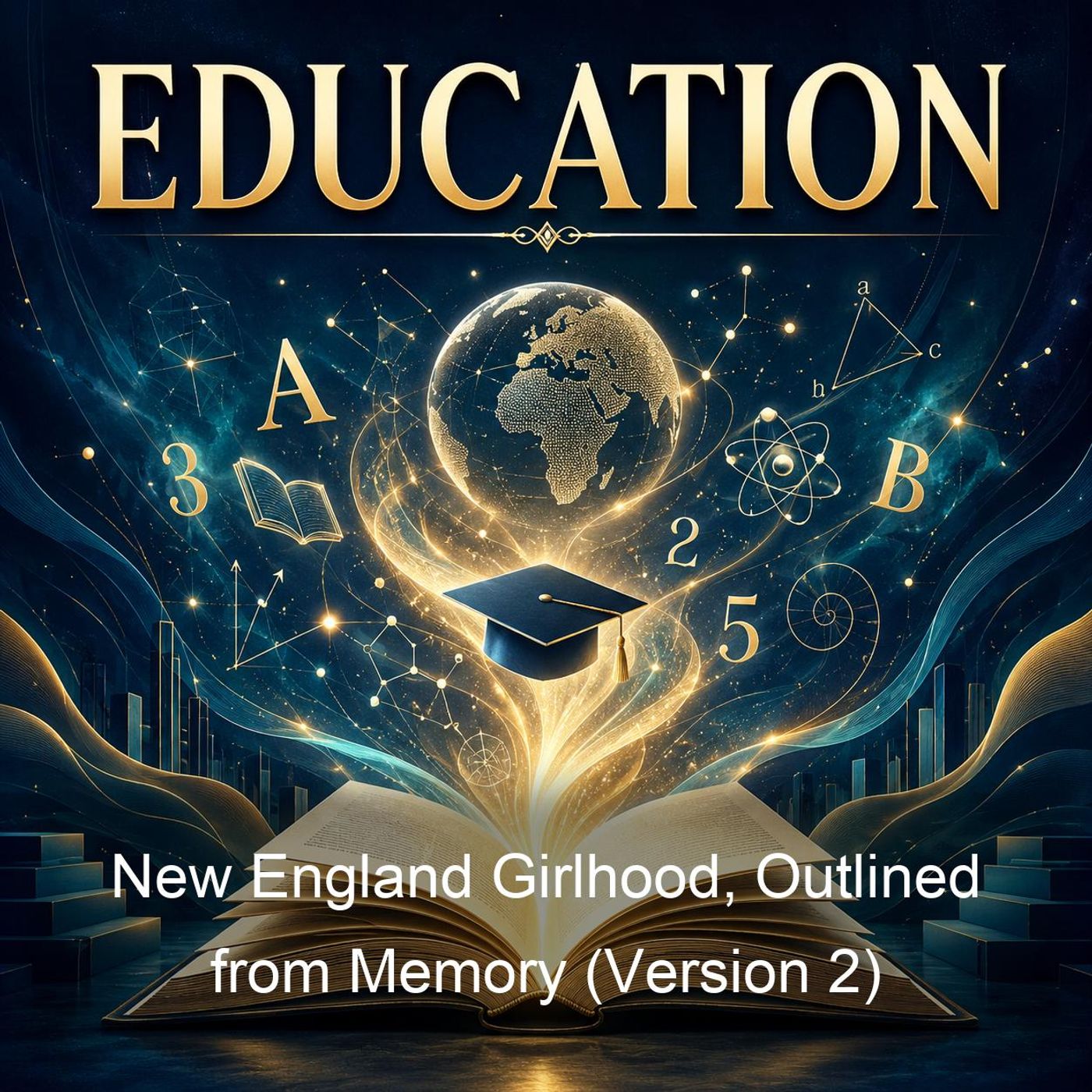 New England Girlhood, Outlined from Memory (Version 2)