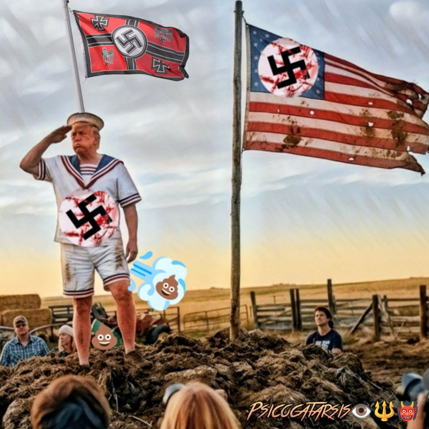 😵‍💫EL PEDOFILO CANÍBAL TRUMP, SE VUELVE LOCO EN UNA REUNIÓN PÚBLICA. HAY VÍDEO._1 episode artwork