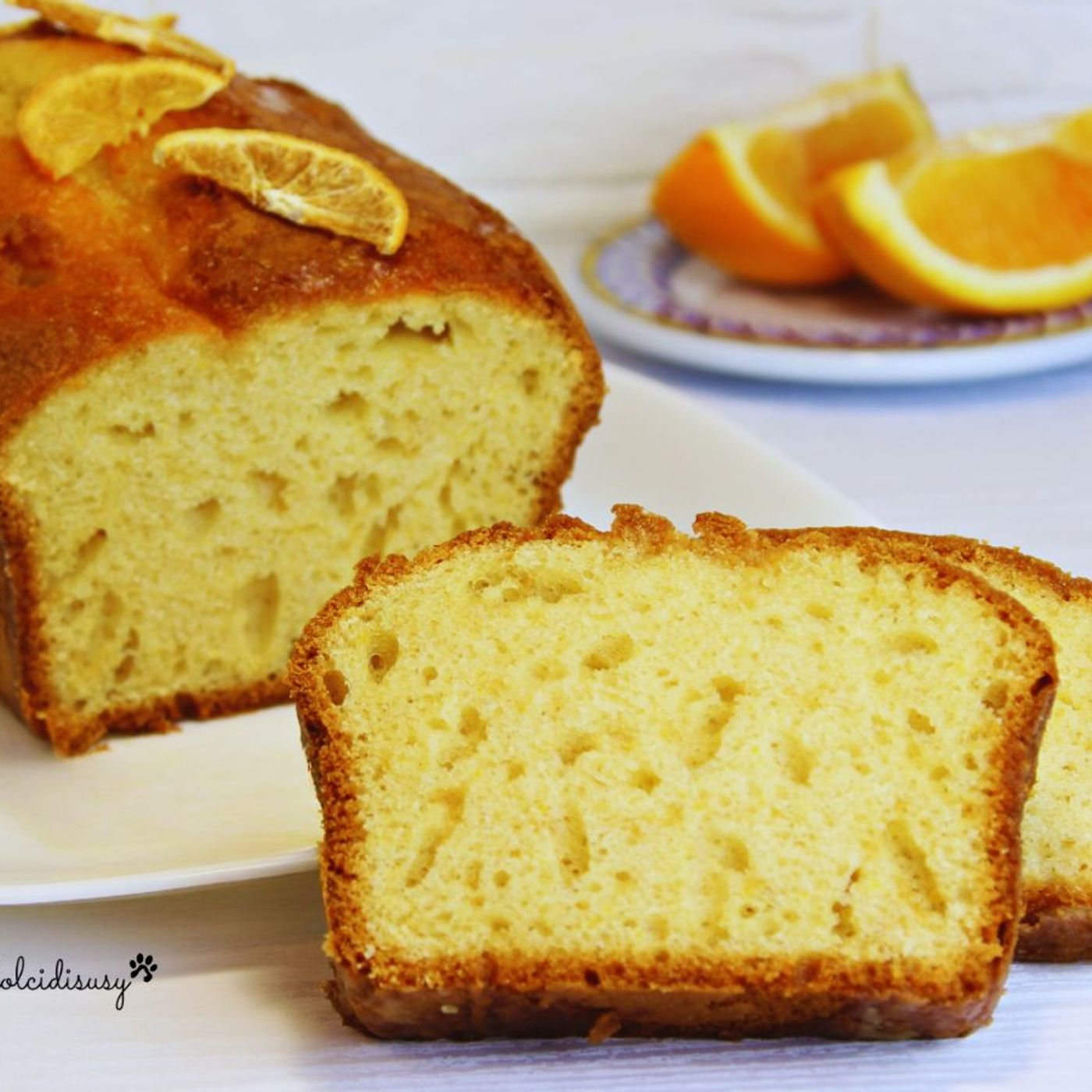 Plumcake soffice all'arancia