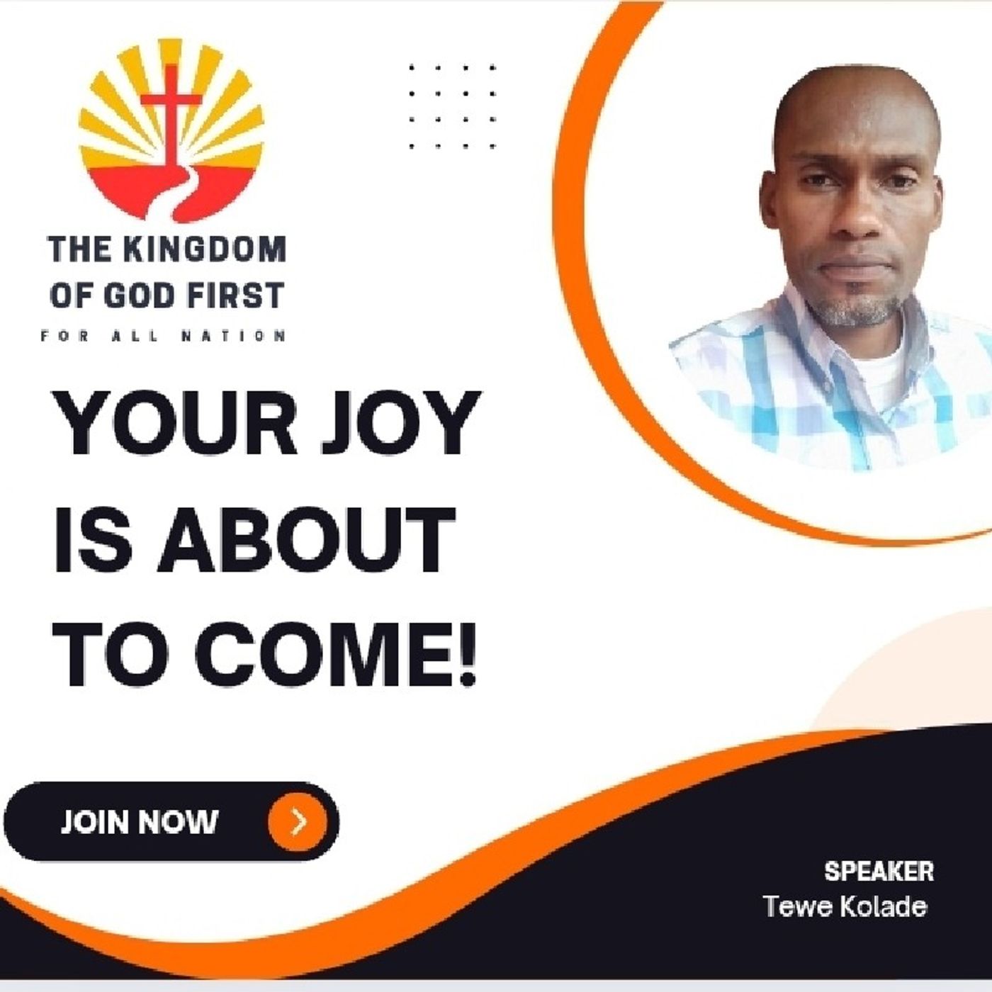 YOUR JOY IS ABOUT TO COME!