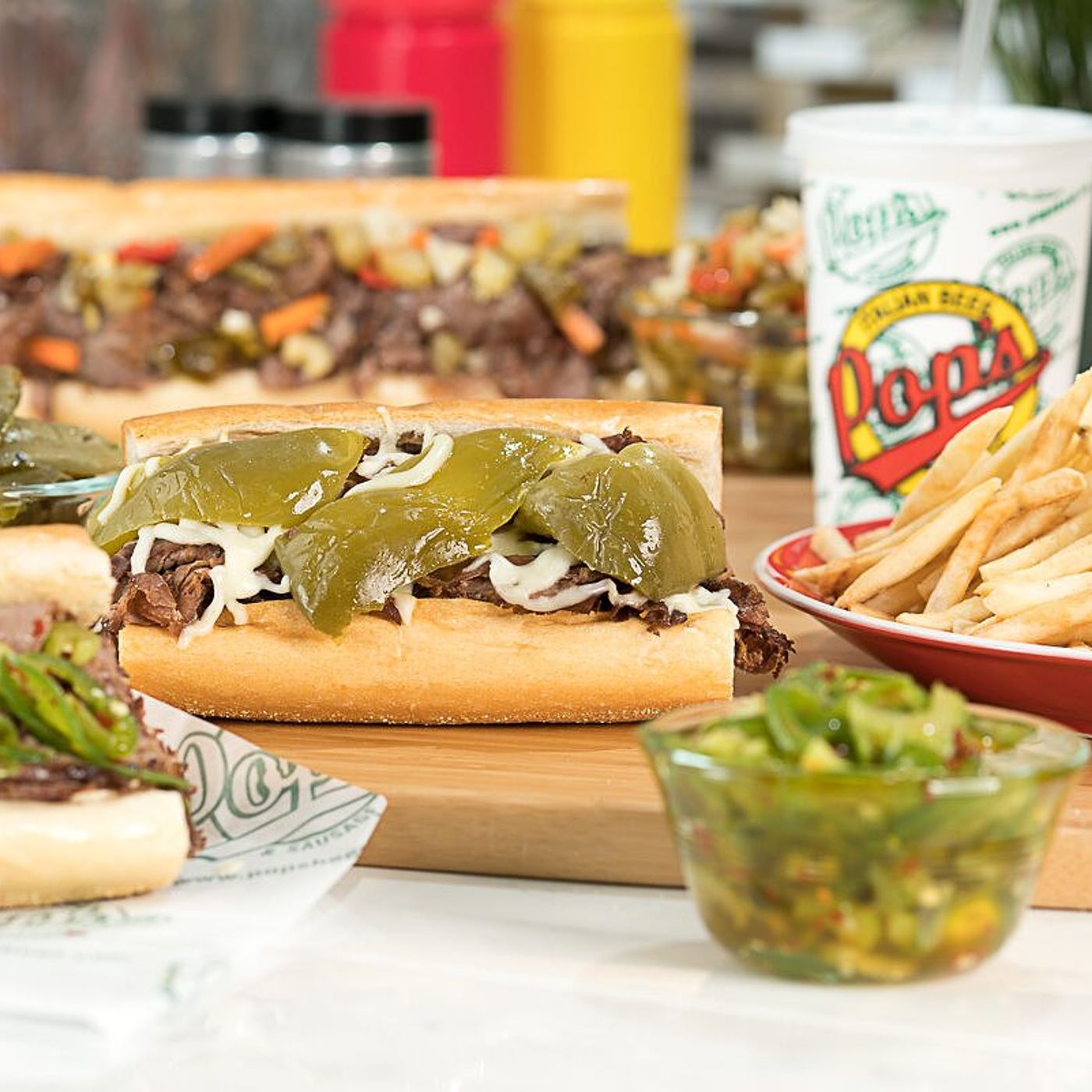 Pop’s Italian Beef, Dunkin’ set for Bradley episode artwork