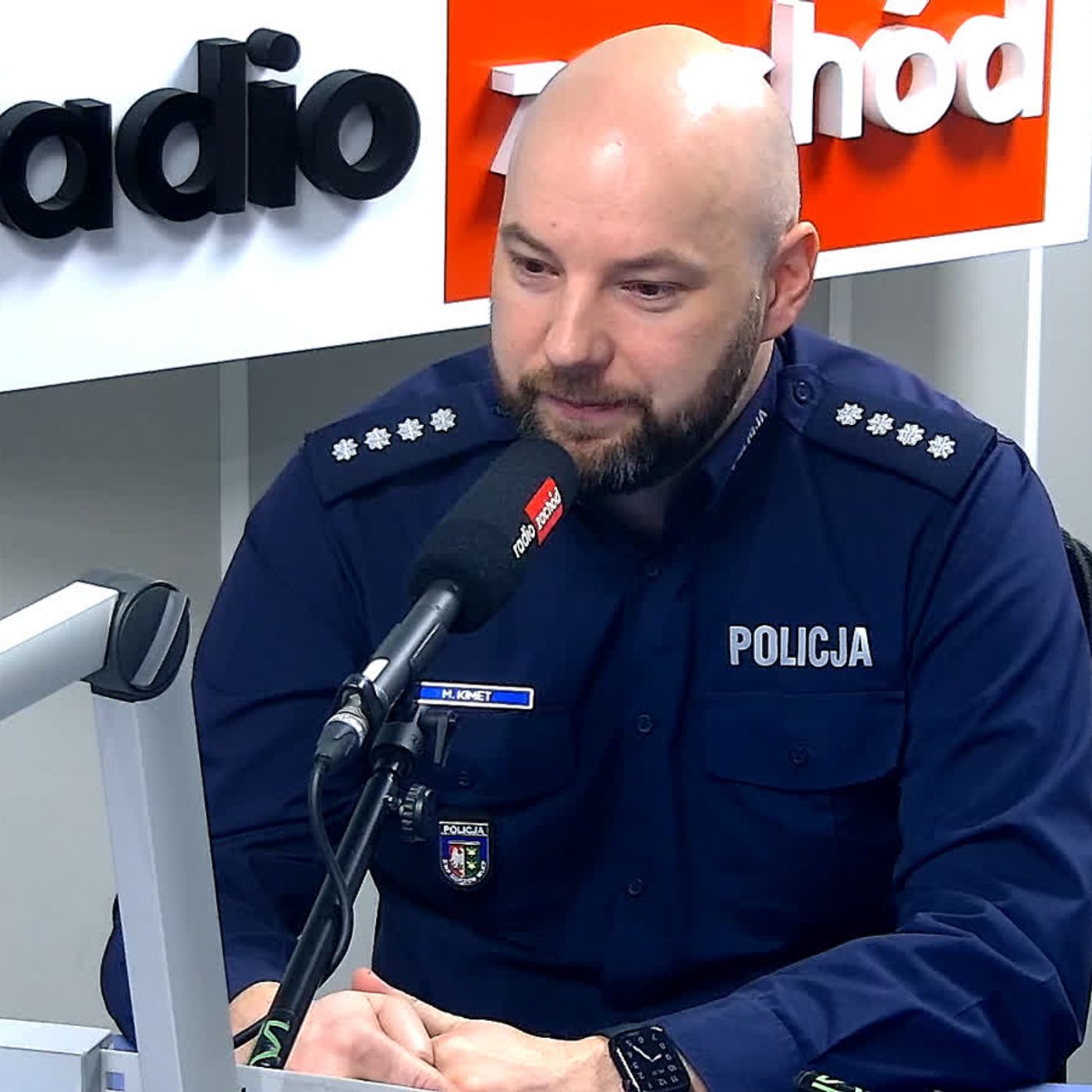 Maciej Kimet, rzecznik lubuskiej policji
