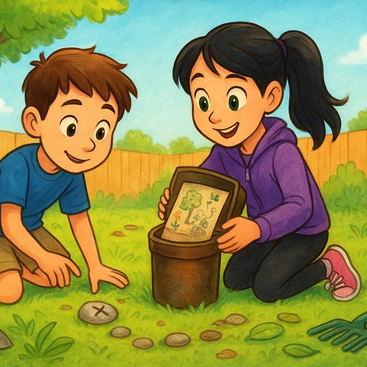 The Backyard Explorer Kids - Chapter 3 - The Pebble with an X