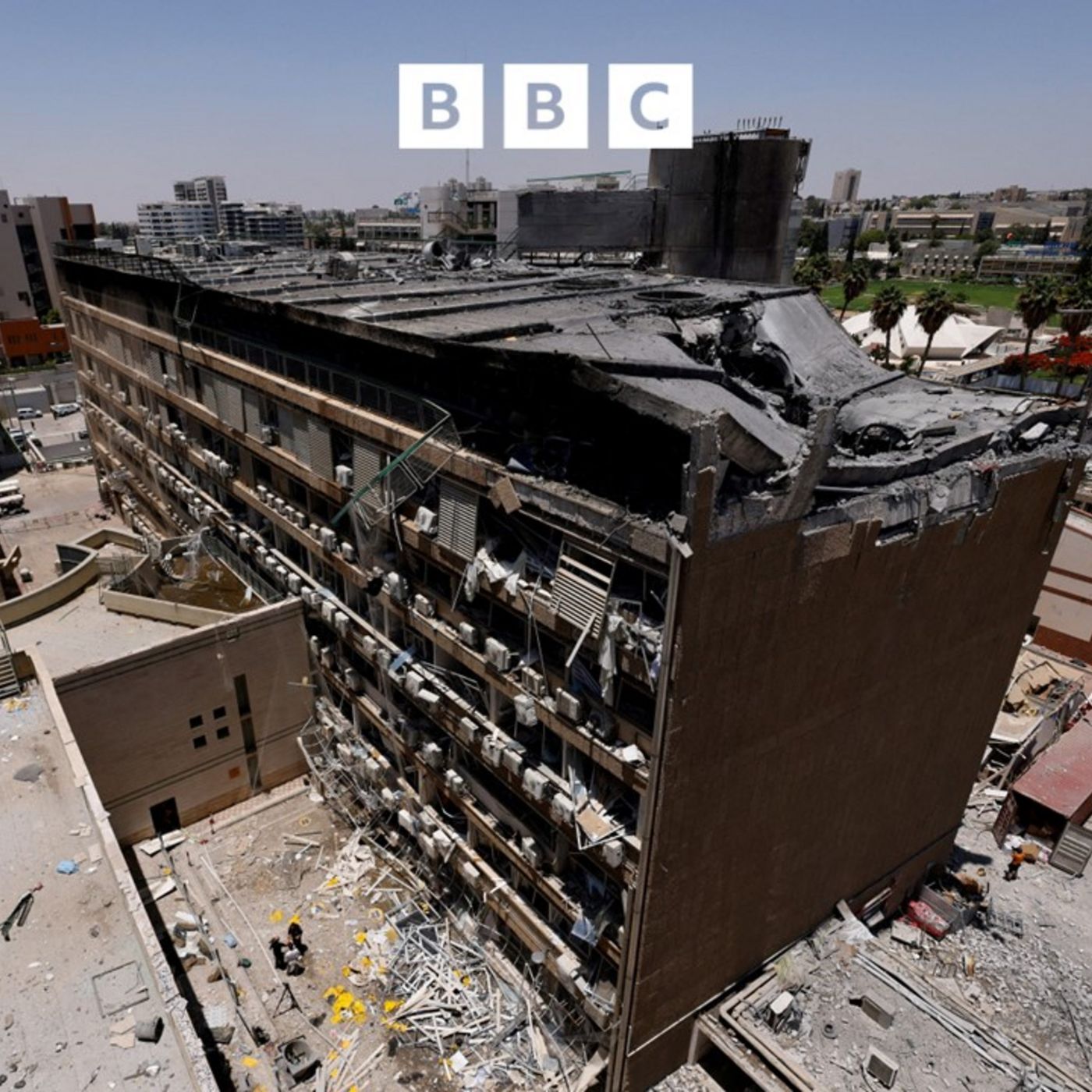 Israeli hospital hit by Iranian missile