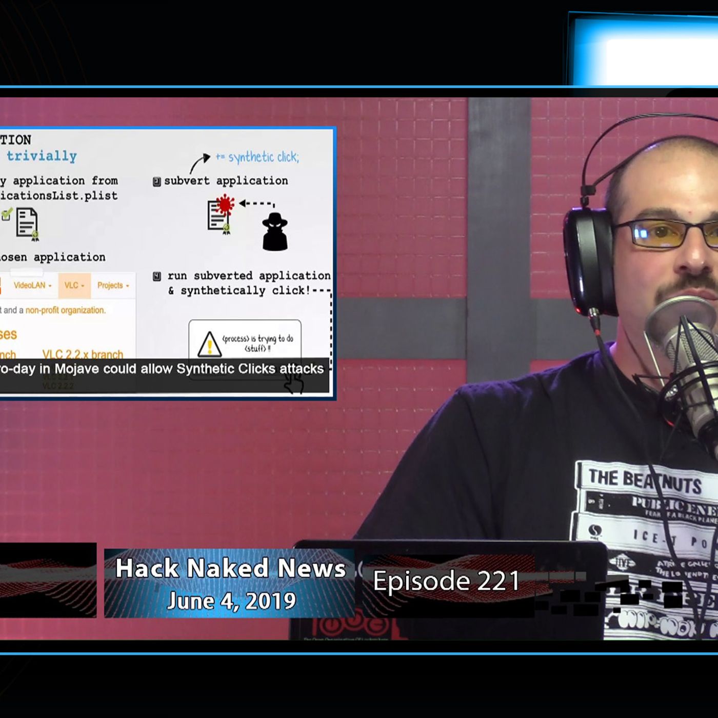 Hack Naked News #221 - June 4, 2019 episode artwork