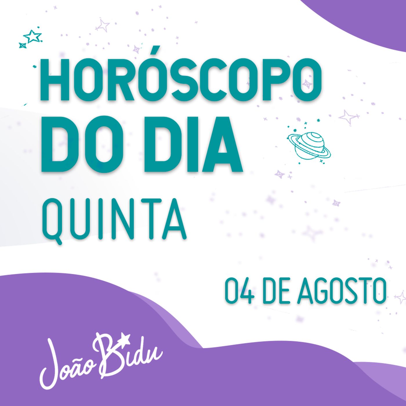 Horóscopo do Dia 04 de Agosto com João Bidu episode artwork