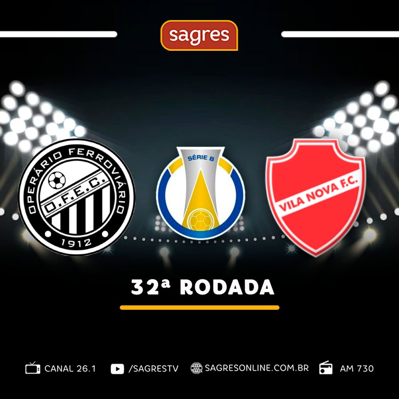 Série B 2022 #32 - Operário-PR 1x1 Vila Nova, com Vitor Roriz