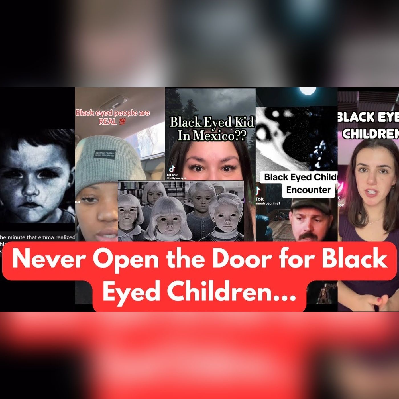 Black-Eyed Children Knocked at Midnight… Why No One Let Them In episode artwork