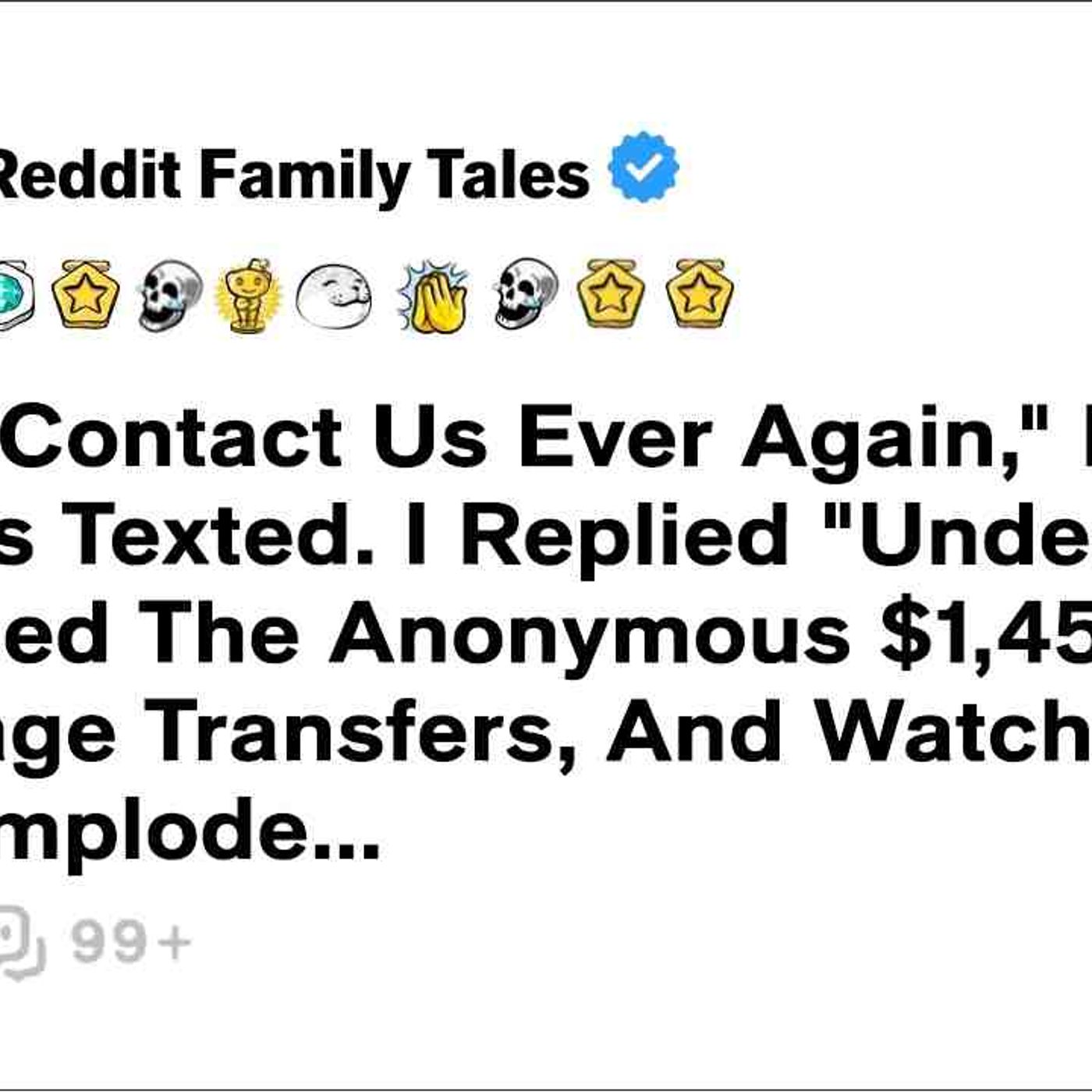 _Don_t Contact Us Ever Again__ My Parents Texted. I Replied _Understood__ Canceled... - Reddit Story episode artwork