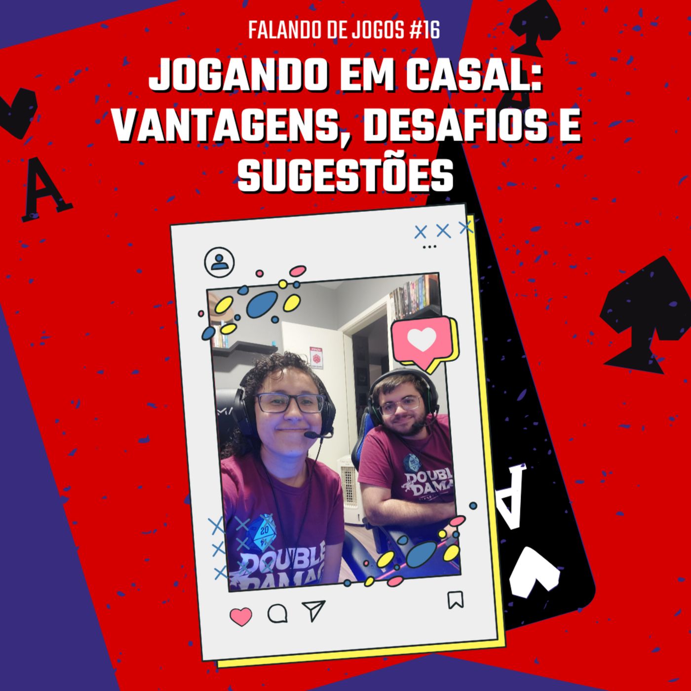 EP 24 - Jogando em Casal: Vantagens, desafios e sugestões - Falando de Jogos #16 episode artwork