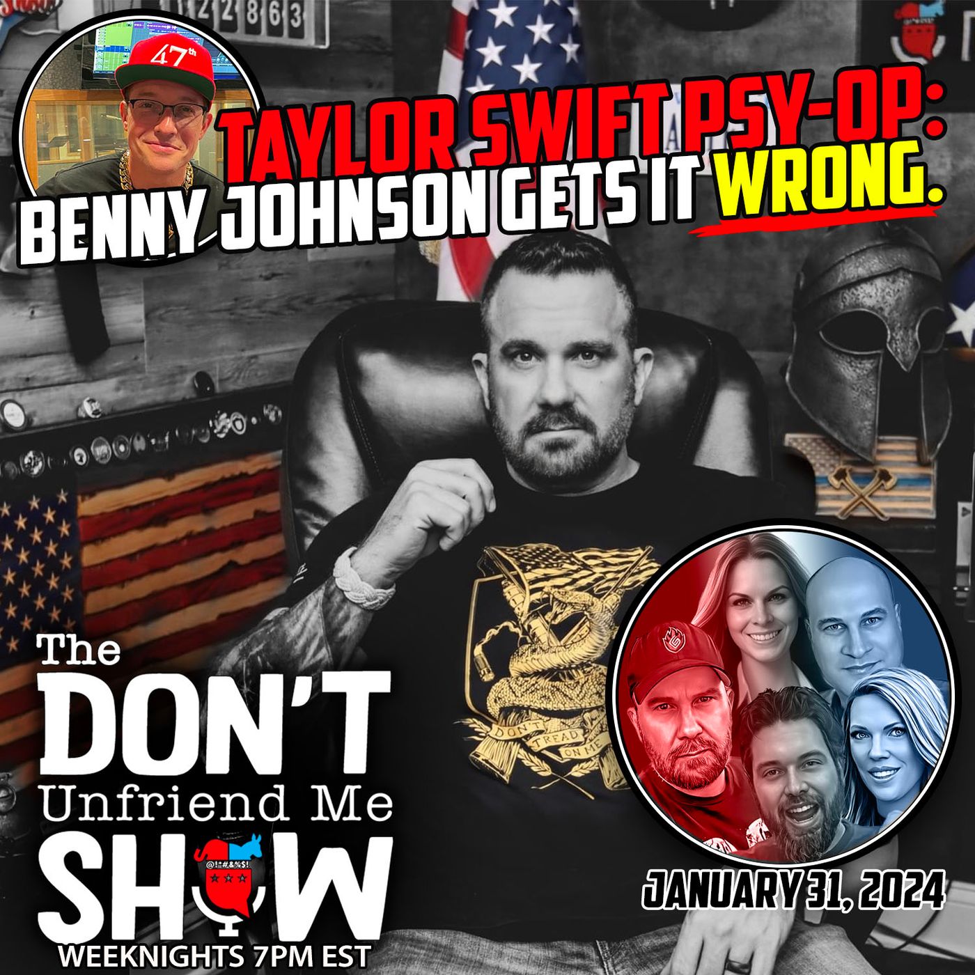 Taylor Swift PSY-OP: Why Benny Johnson Got It Wrong… Again. episode artwork