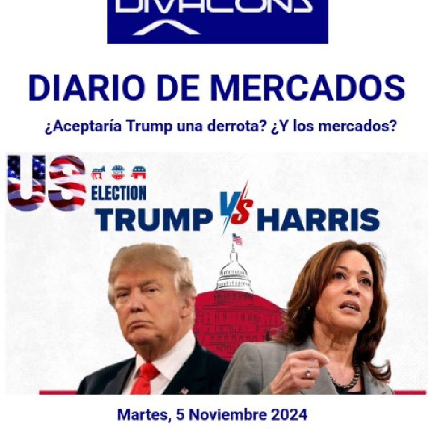 PODCAST PREMIUM DIARIO DE MERCADOS Martes 5 Nov 2024 episode artwork