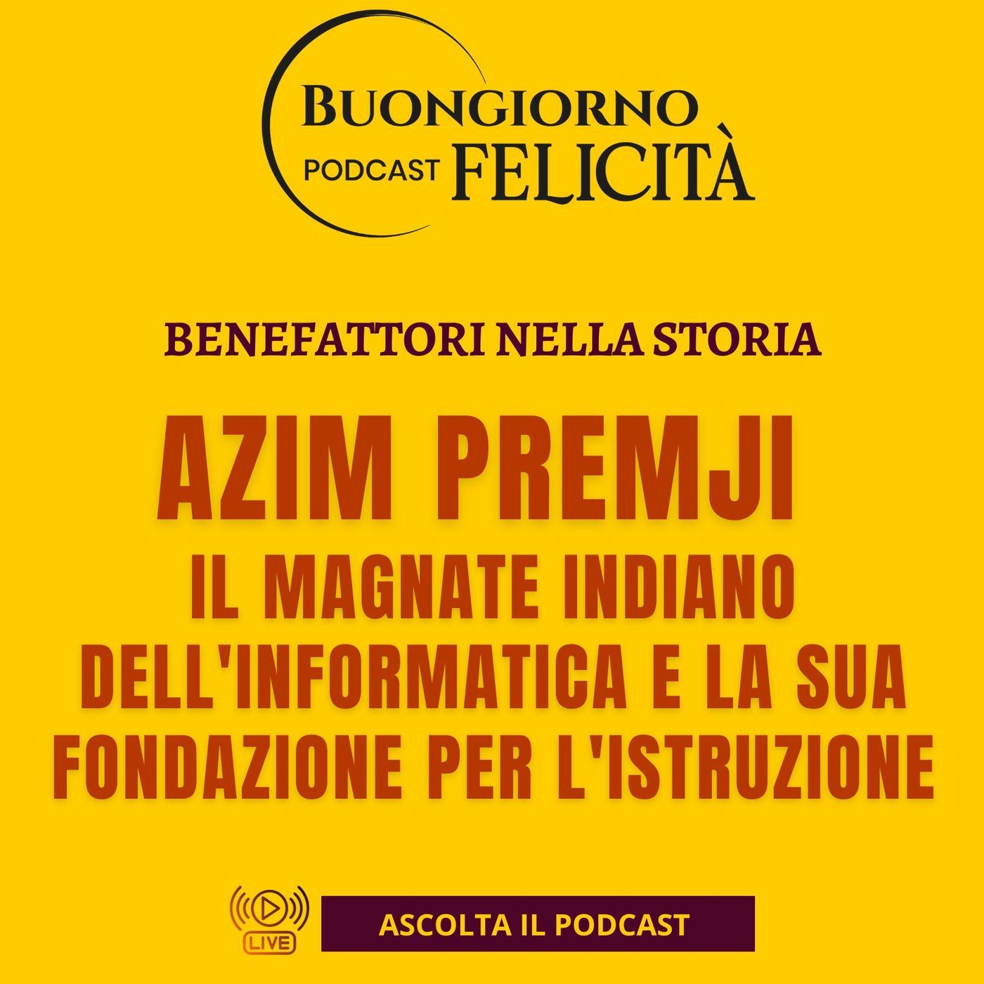 Buongiorno Felicità il podcast di Mario Alberto Catarozzo