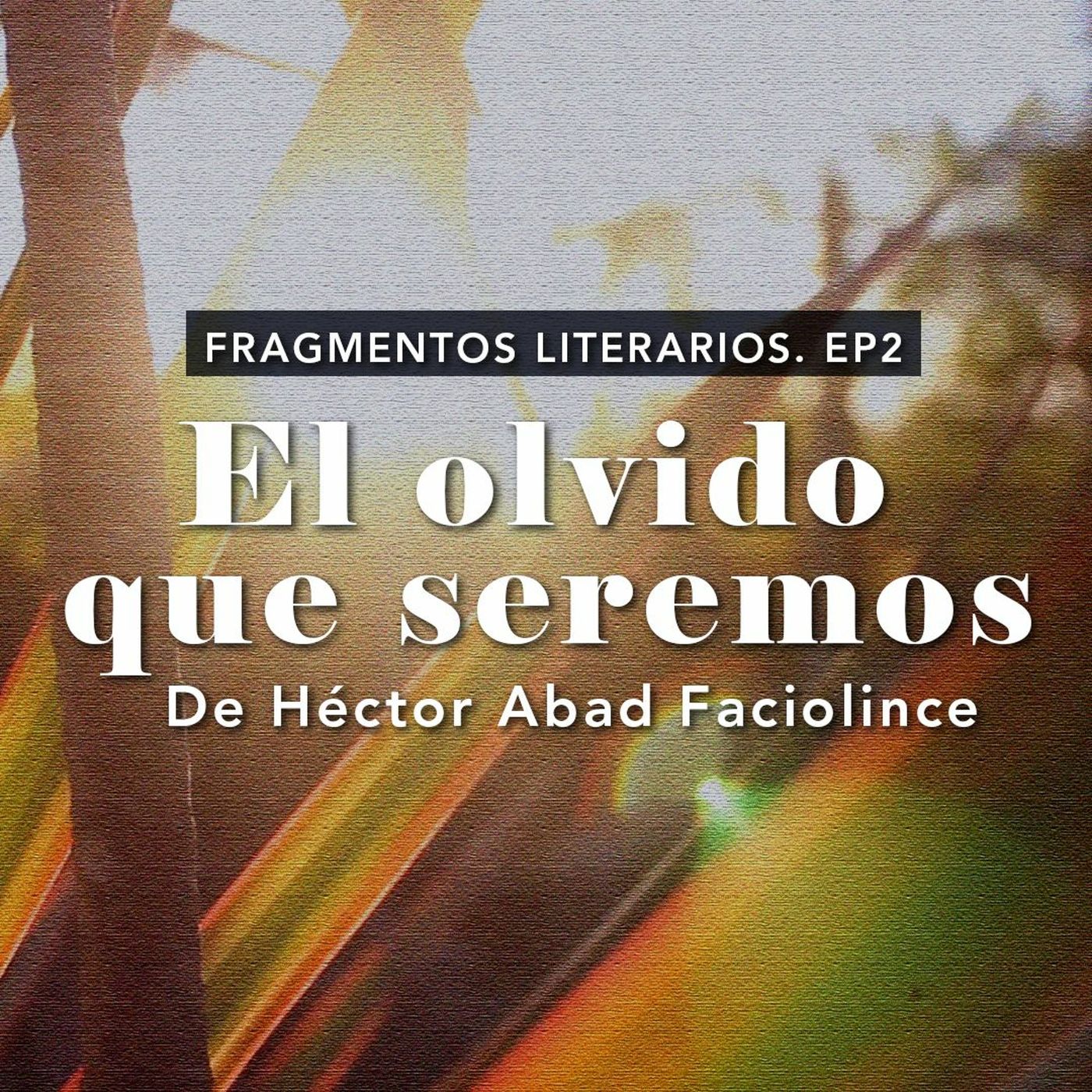 Fragmentos Literarios - Episodio 2: El olvido que seremos de Héctor Abad Faciolince episode artwork