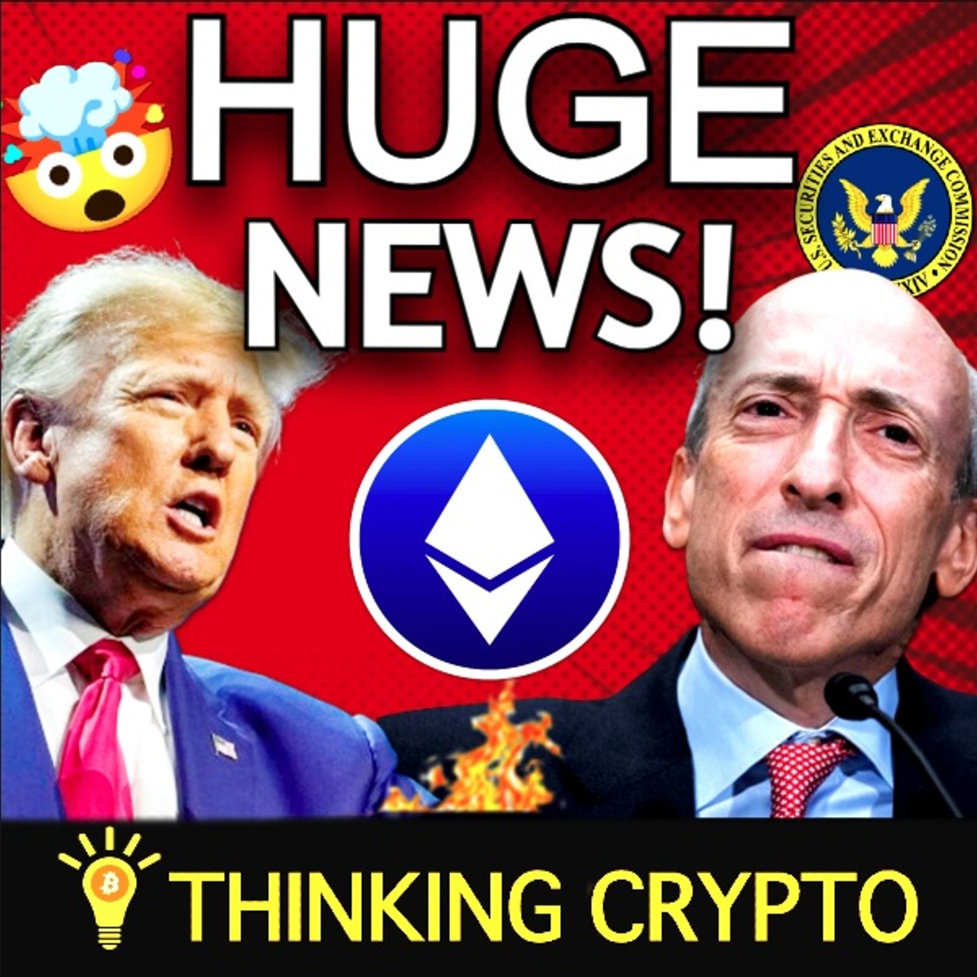 🚨DONALD TRUMP ACCEPTS CRYPTO & IS FORCING SEC GARY GENSLER TO APPROVE ETHEREUM ETFS!