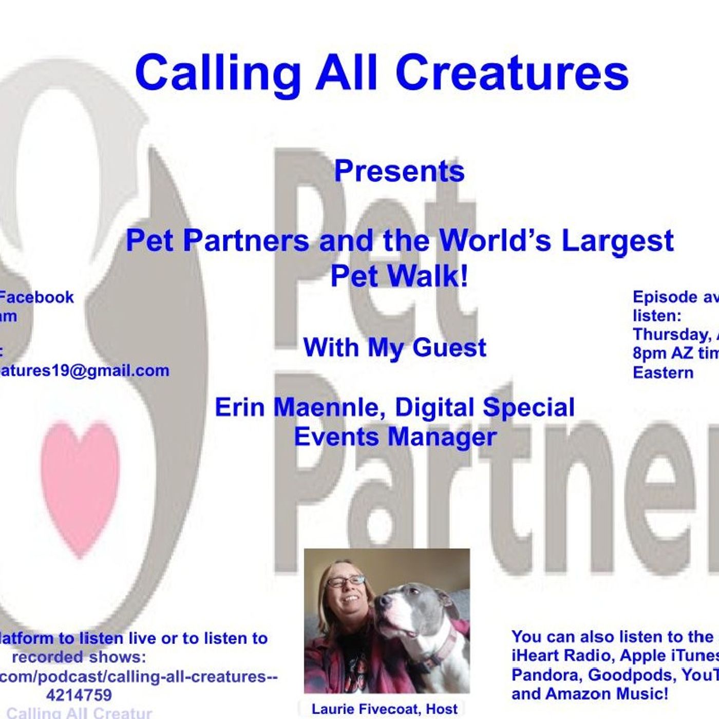 Calling All Creatures Presents Pet Partners and the World's Largest Pet Walk