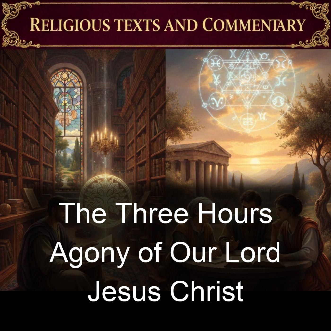 The Three Hours Agony of Our Lord Jesus Christ cover art
