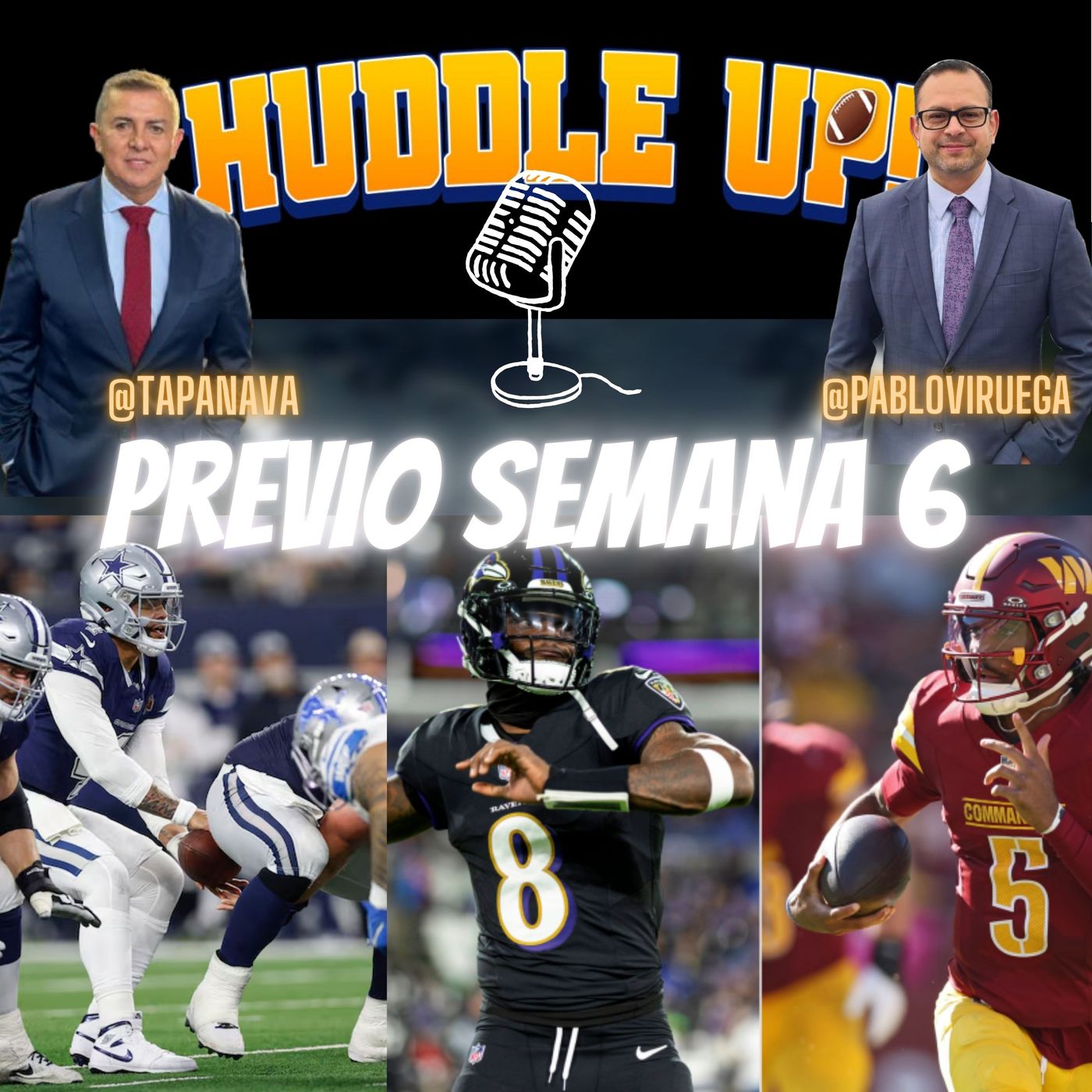 HuddleUP Previo Semana 6 #NFL @TapaNava & @PabloViruega